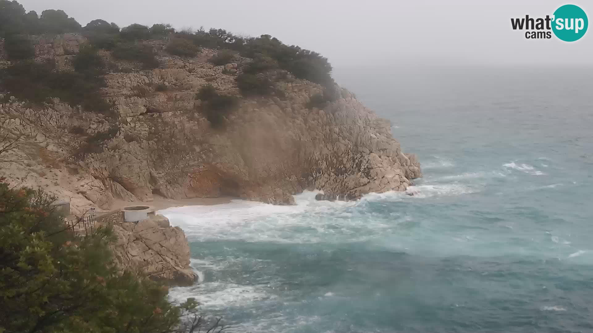 Webcam Brseč Strand – Mošćenička Draga – Kroatien
