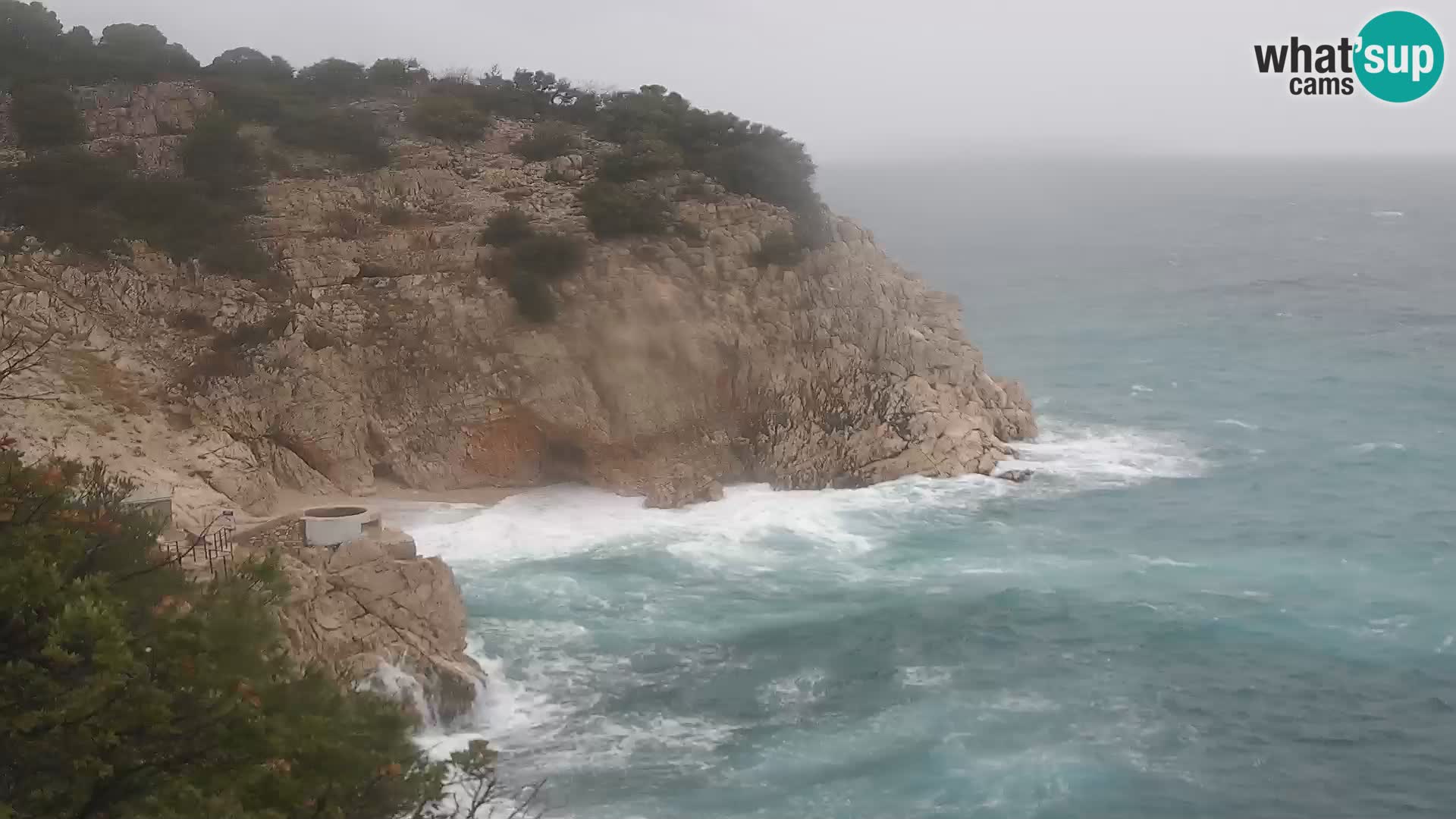 Webcam Bersezio spiaggia – Draga di Moschiena – Croazia