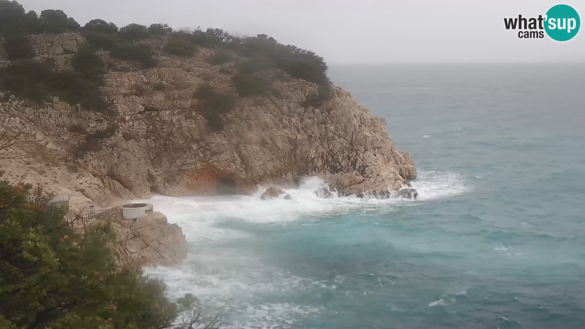 Webcam Brseč beach – Mošćenička Draga – Croatia