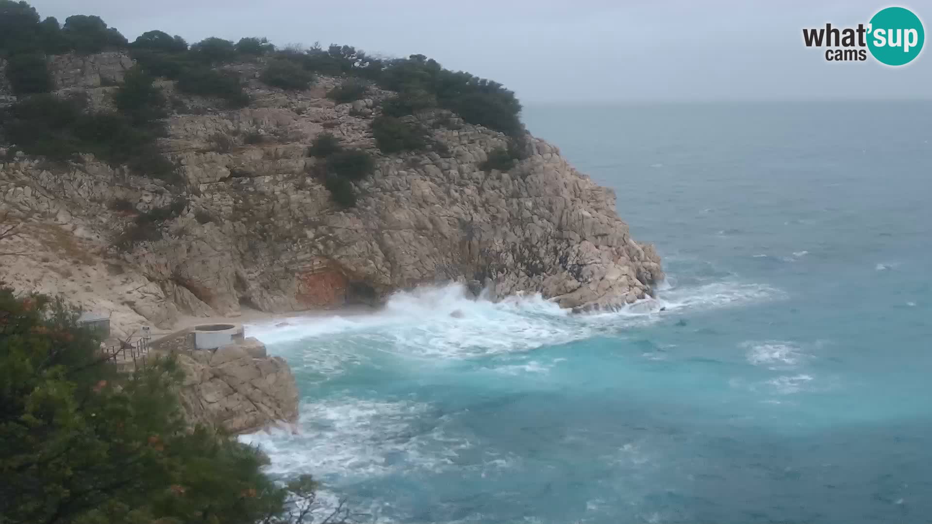 Webcam Brseč beach – Mošćenička Draga – Croatia