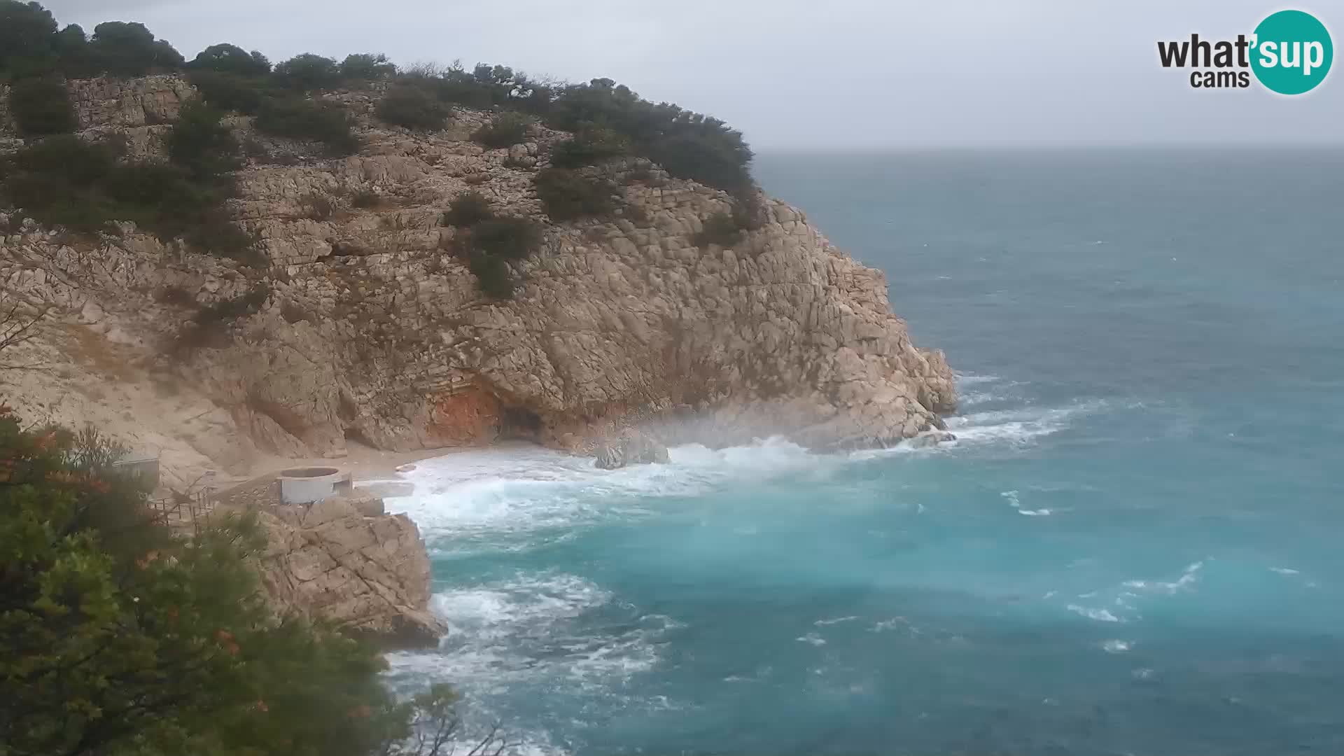Webcam Brseč beach – Mošćenička Draga – Croatia
