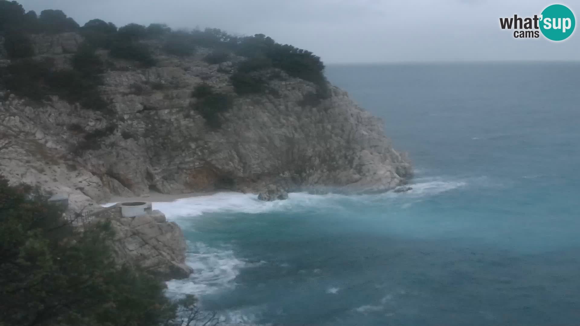 Webcam Bersezio spiaggia – Draga di Moschiena – Croazia