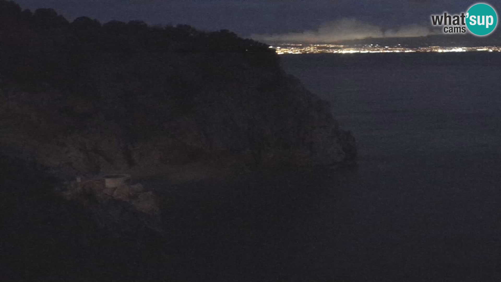 Cámara web de la playa de Brseč en Mošćenička Draga, Croacia
