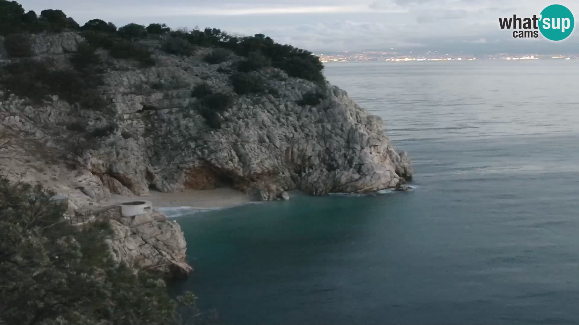Webcam Brseč Strand – Mošćenička Draga – Kroatien