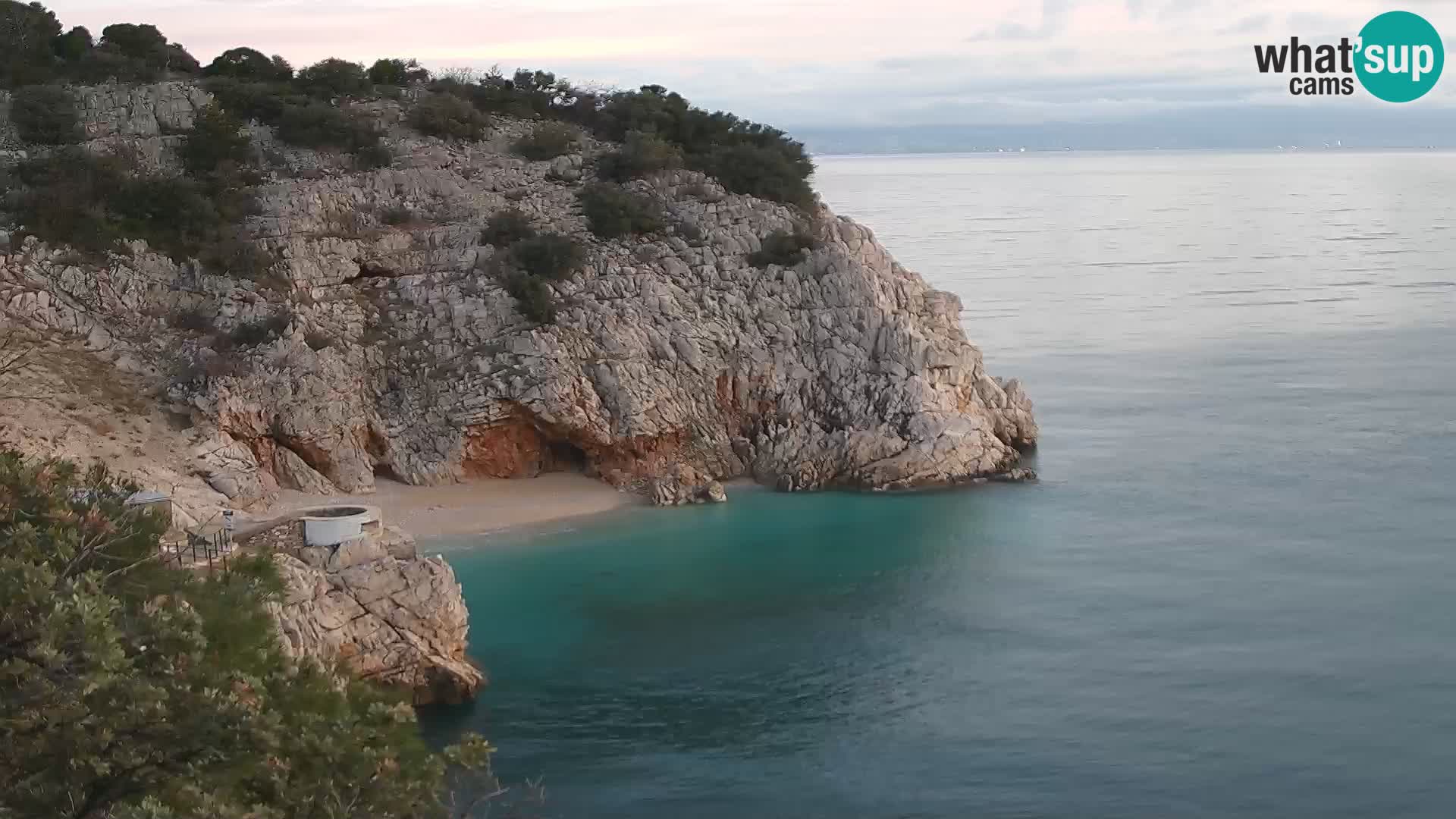 Webcam Brseč Strand – Mošćenička Draga – Kroatien