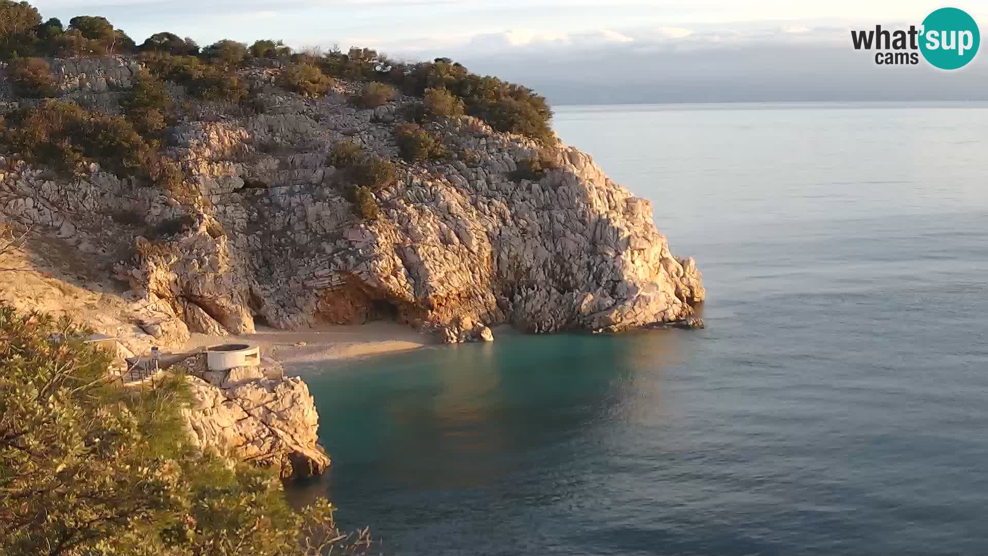 Web kamera plaže Brseč – Mošćenička Draga – Hrvatska