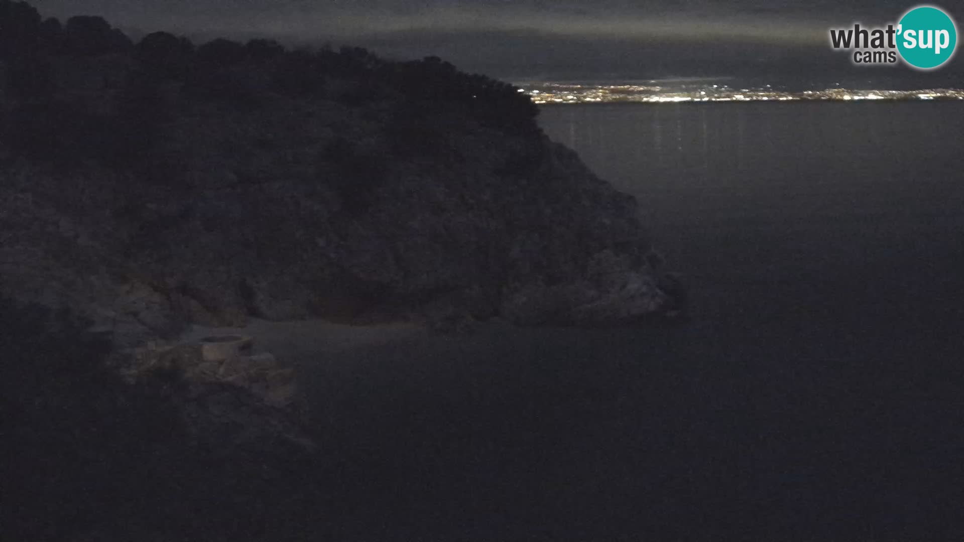 Webcam plage Brseč à Mošćenička Draga, Croatie