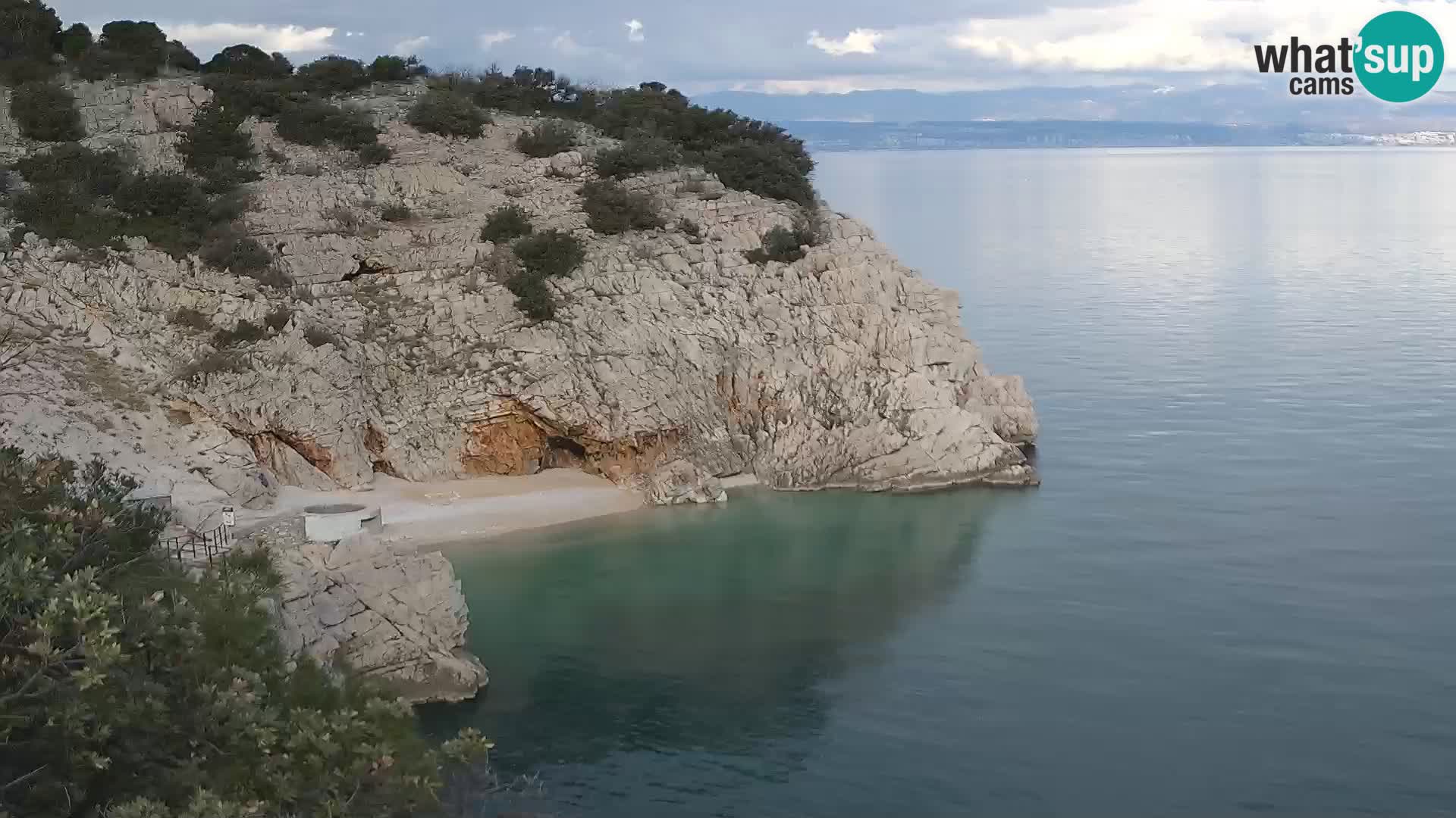 Webcam Brseč Strand – Mošćenička Draga – Kroatien