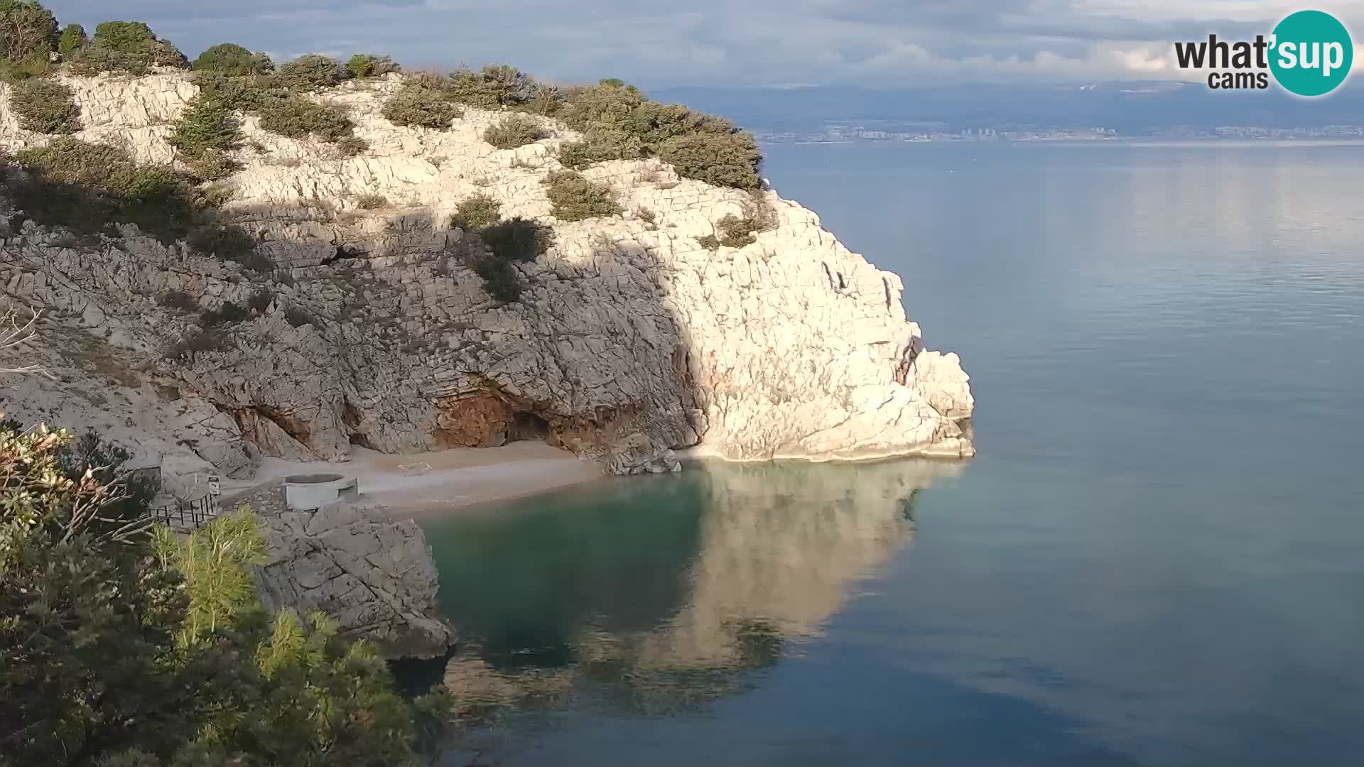 Webcam Bersezio spiaggia – Draga di Moschiena – Croazia