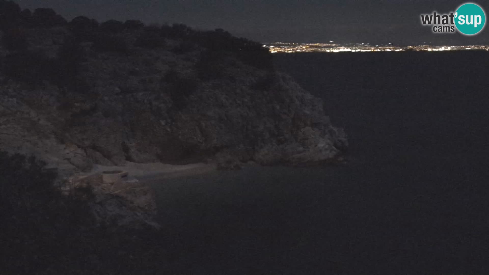 Webcam plage Brseč à Mošćenička Draga, Croatie