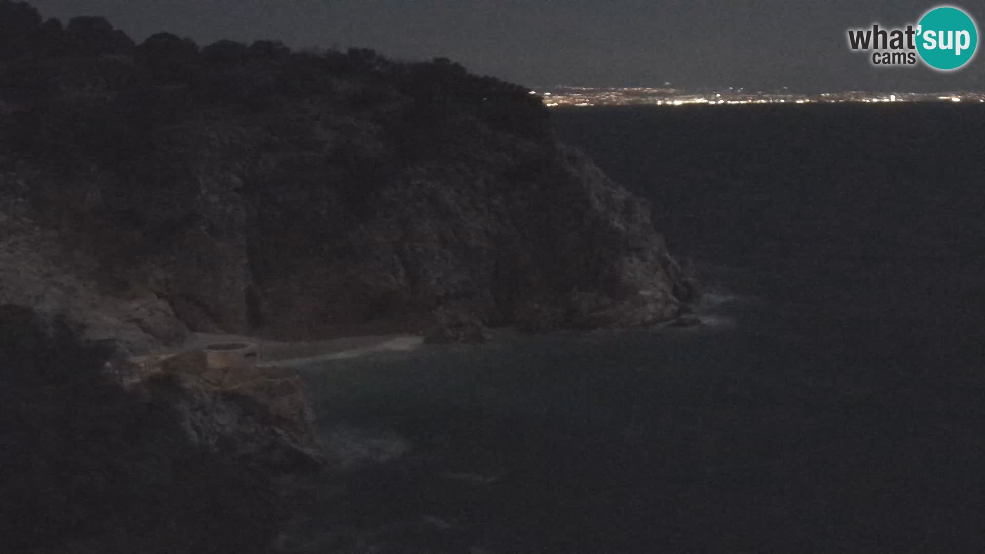 Webcam plage Brseč à Mošćenička Draga, Croatie