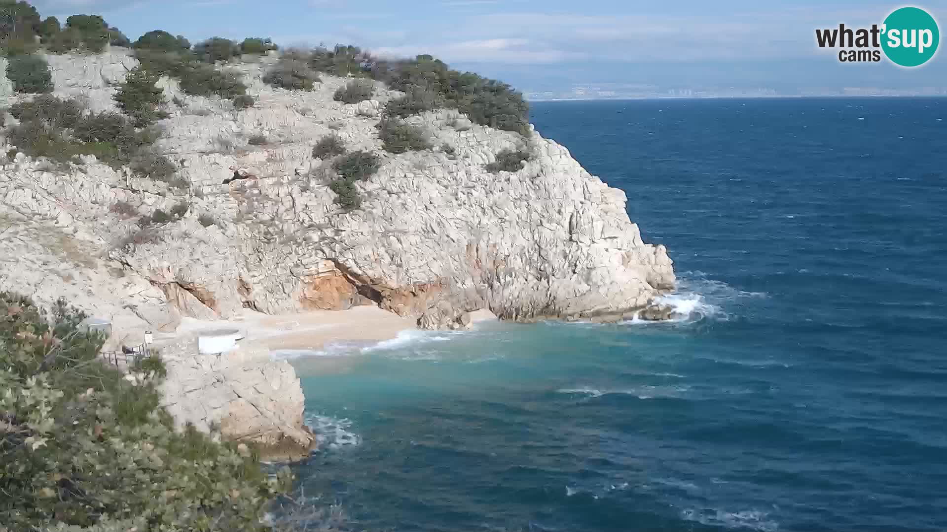 Webcam Brseč Strand – Mošćenička Draga – Kroatien