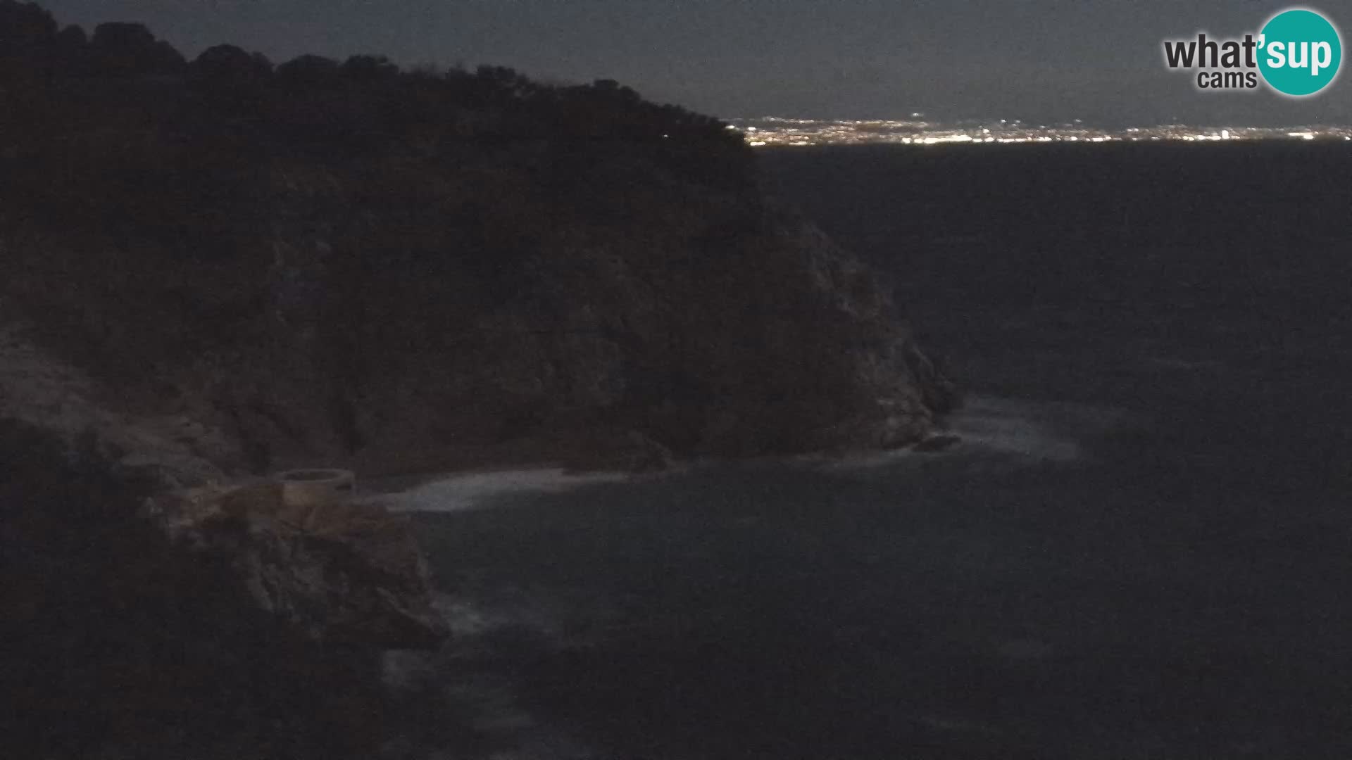 Webcam plage Brseč à Mošćenička Draga, Croatie