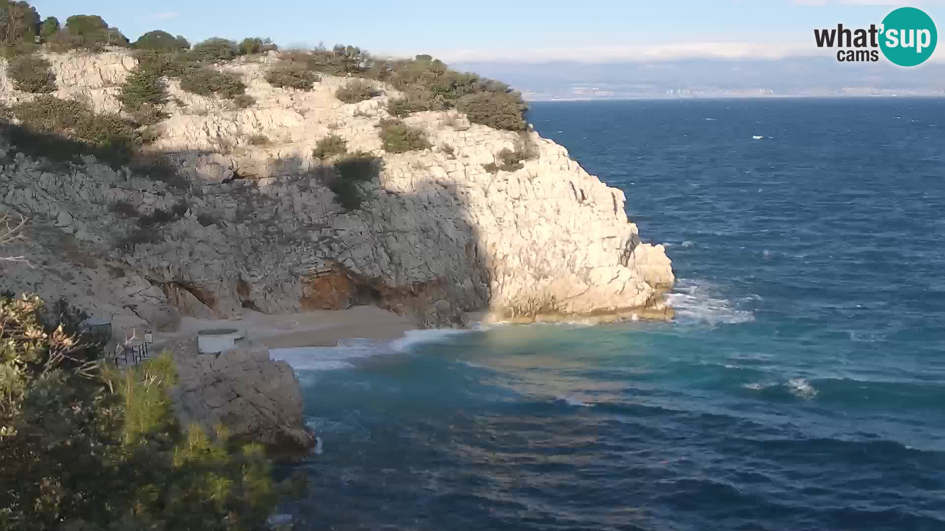 Web kamera plaže Brseč – Mošćenička Draga – Hrvatska