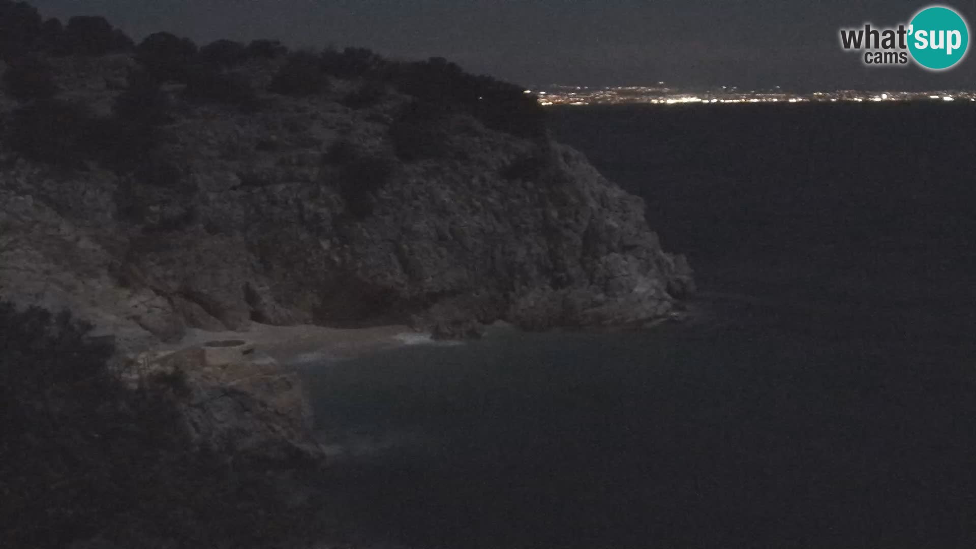 Webcam plage Brseč à Mošćenička Draga, Croatie