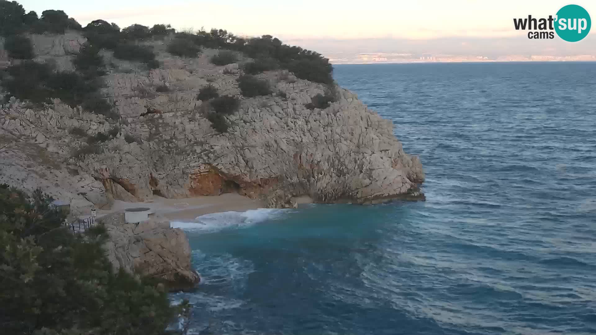 Webcam Brseč beach – Mošćenička Draga – Croatia