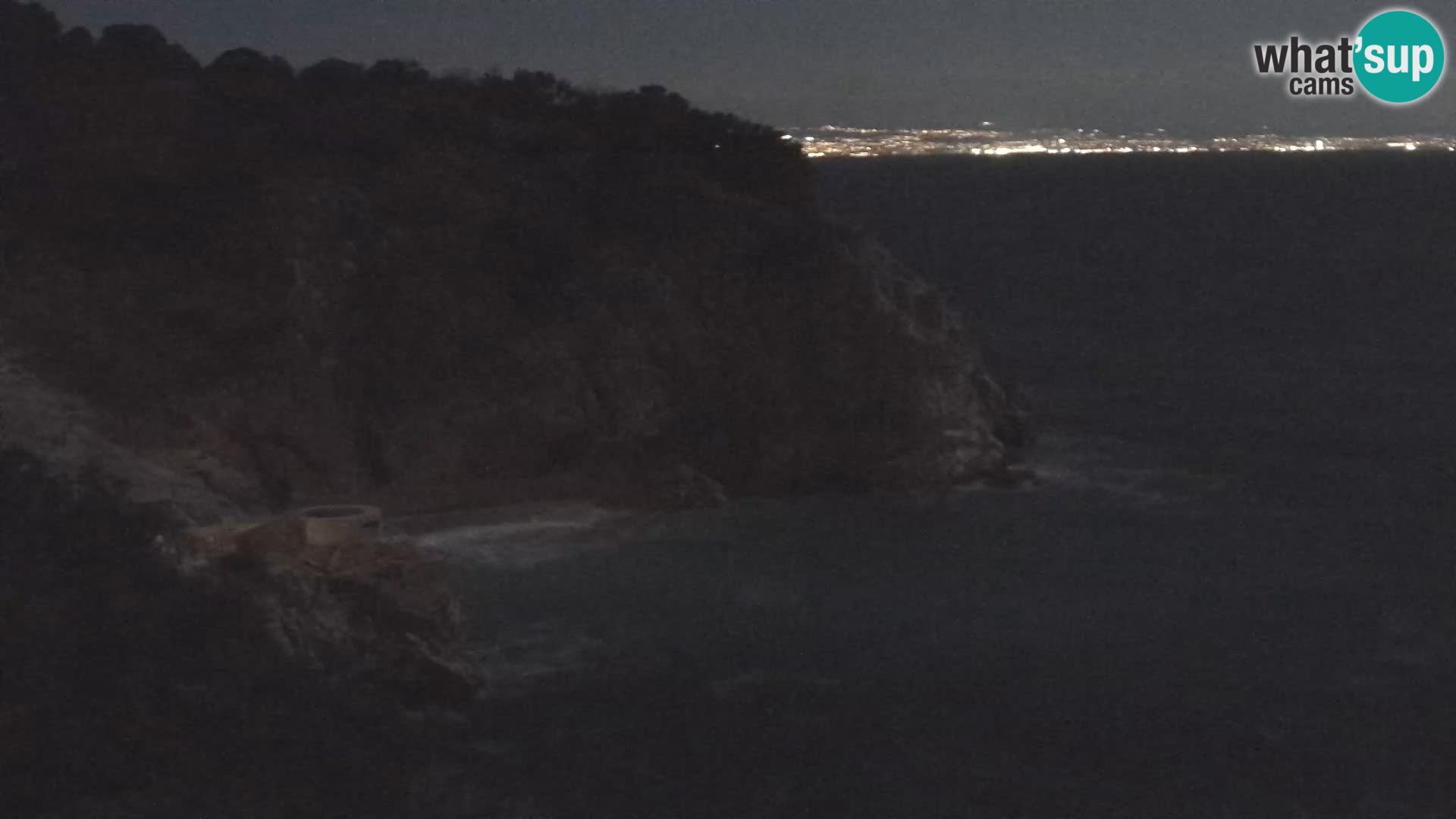 Cámara web de la playa de Brseč en Mošćenička Draga, Croacia