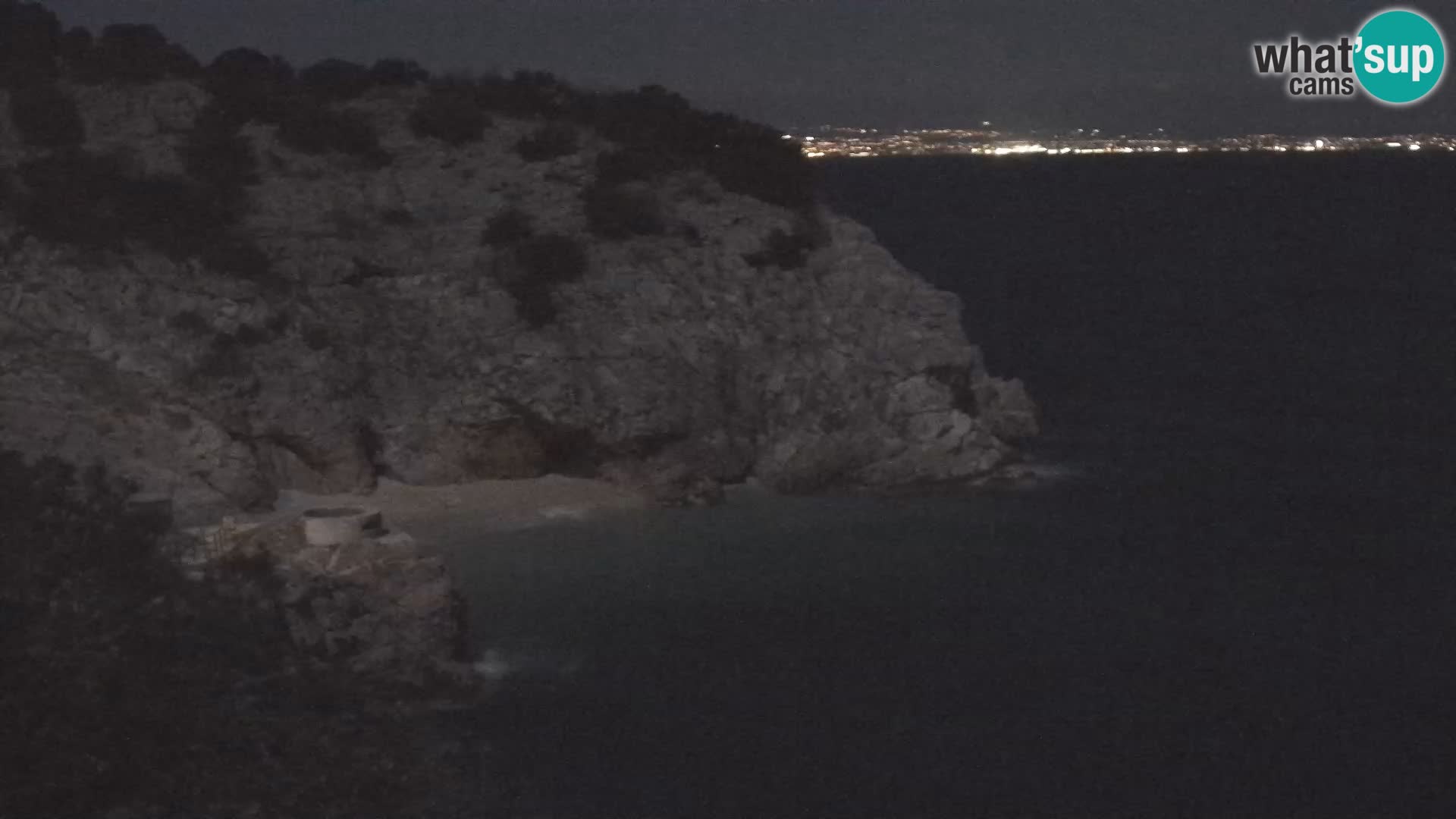 Cámara web de la playa de Brseč en Mošćenička Draga, Croacia