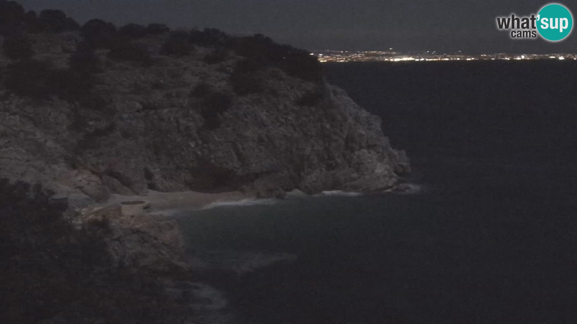 Webcam plage Brseč à Mošćenička Draga, Croatie