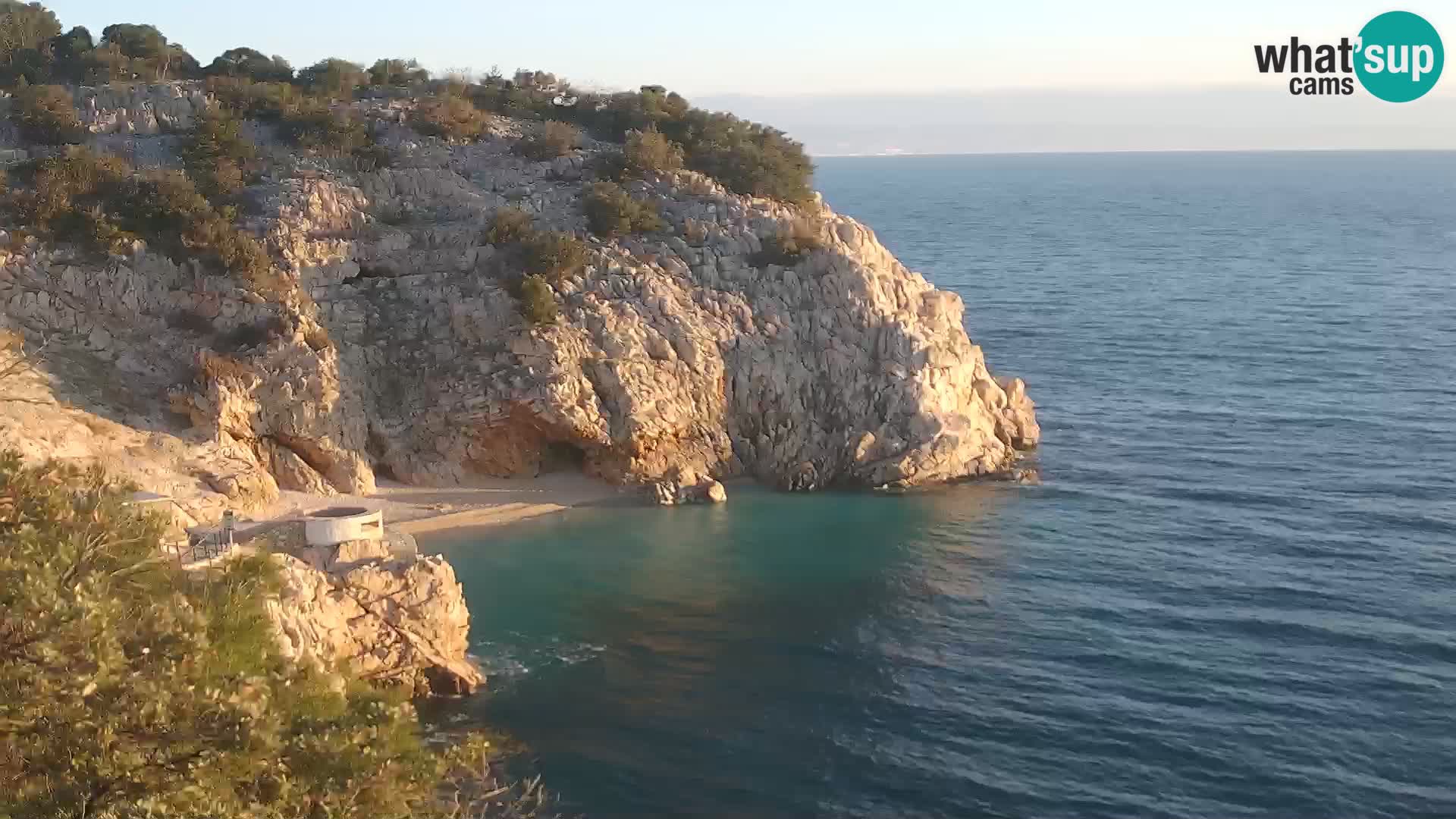 Web kamera plaže Brseč – Mošćenička Draga – Hrvatska