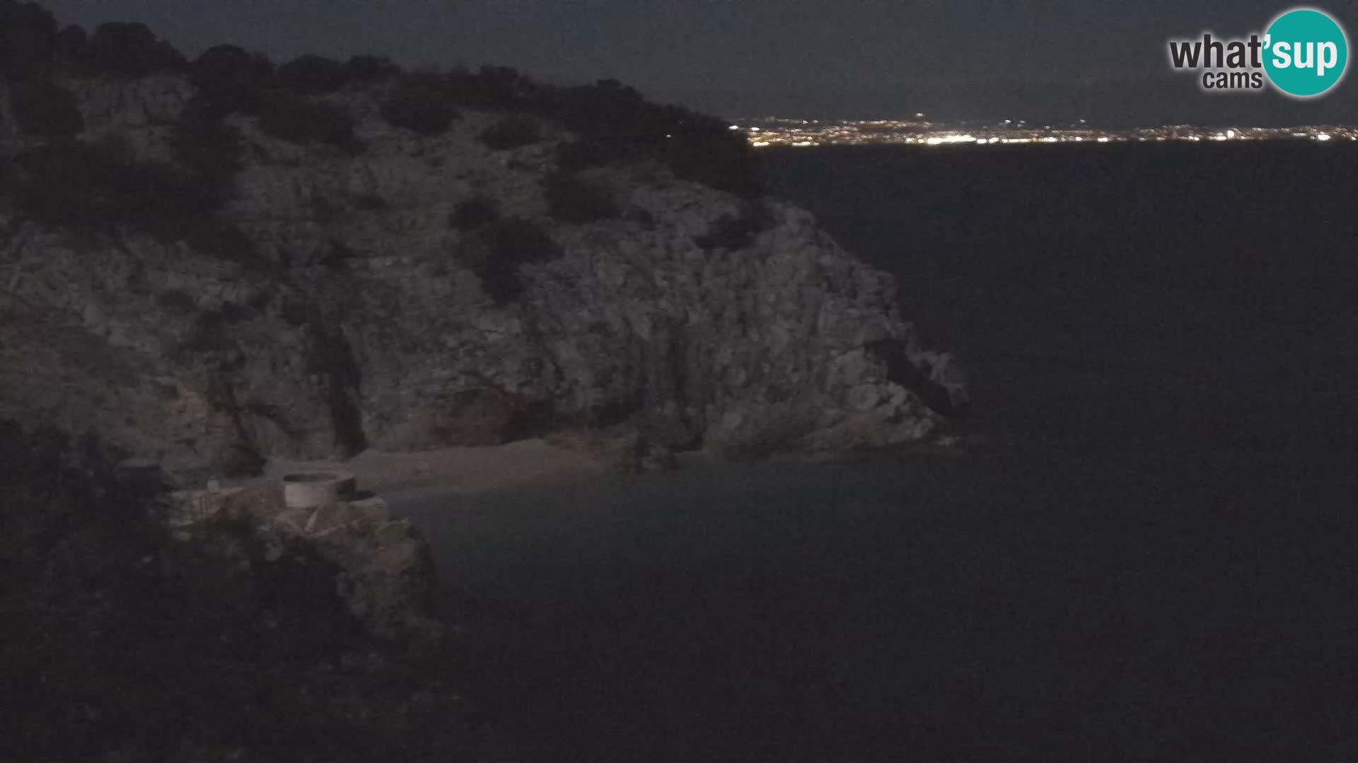 Webcam plage Brseč à Mošćenička Draga, Croatie