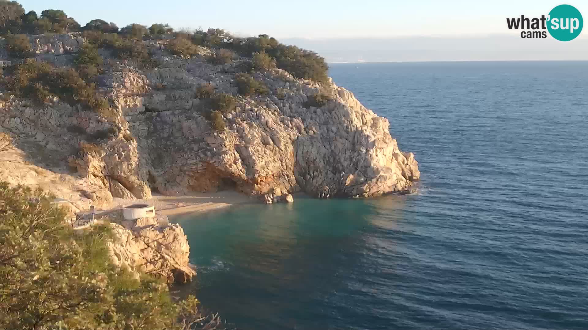 Webcam Brseč Strand – Mošćenička Draga – Kroatien