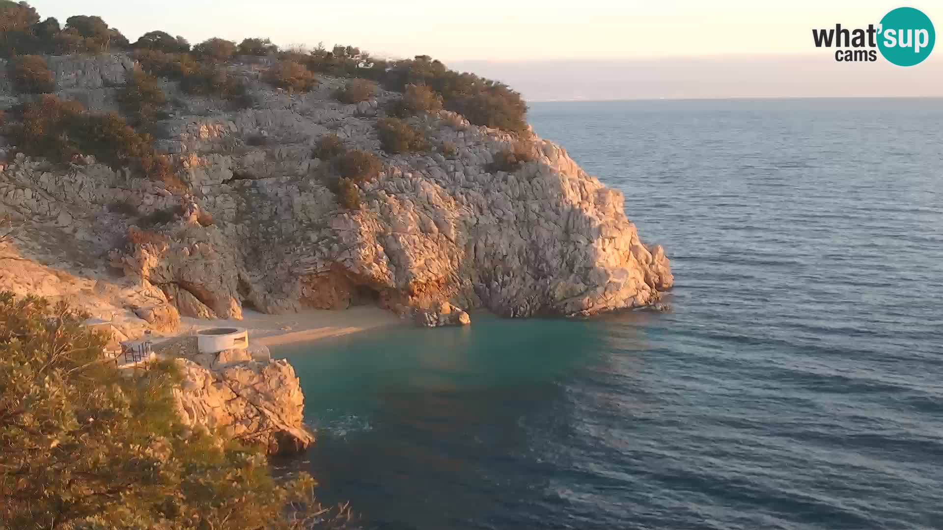 Webcam Brseč Strand – Mošćenička Draga – Kroatien