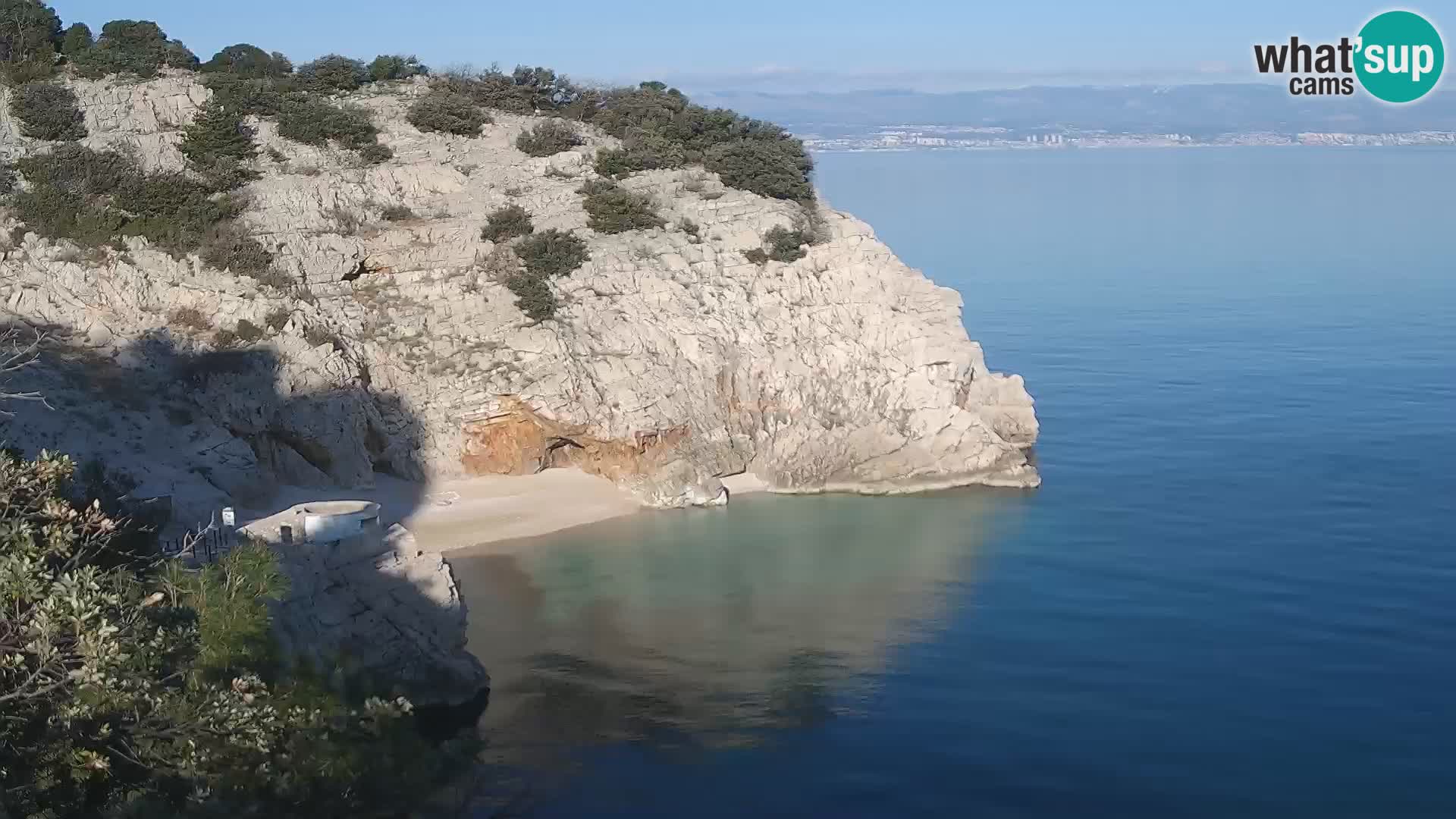 Webcam Brseč Strand – Mošćenička Draga – Kroatien
