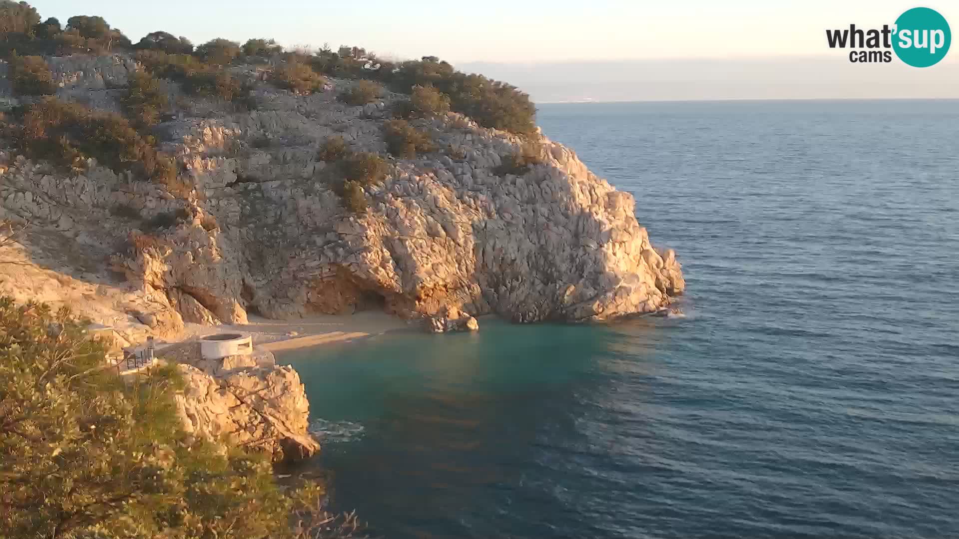 Webcam Brseč beach – Mošćenička Draga – Croatia