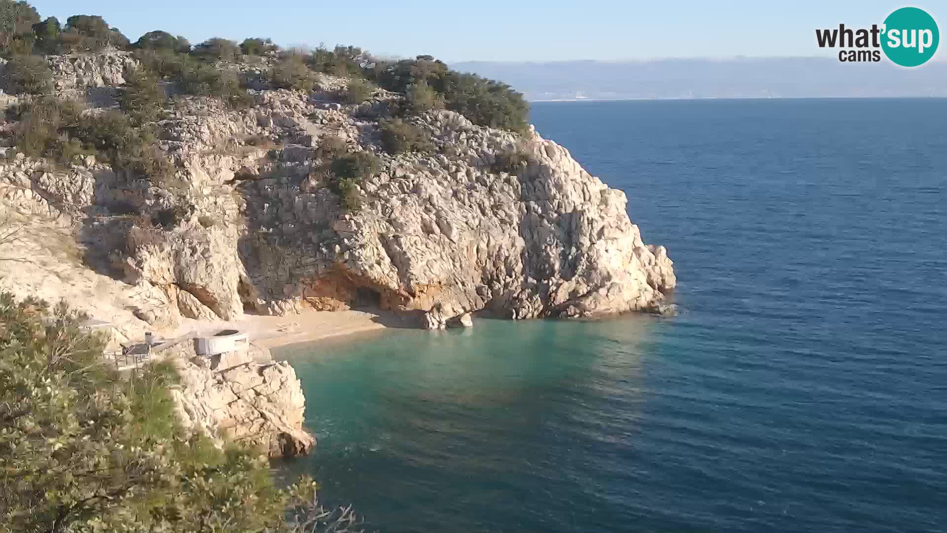 Webcam Brseč Strand – Mošćenička Draga – Kroatien