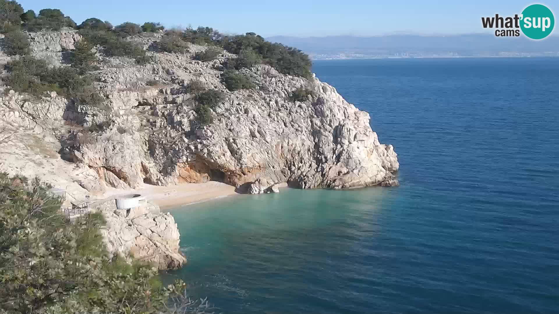 Webcam Bersezio spiaggia – Draga di Moschiena – Croazia