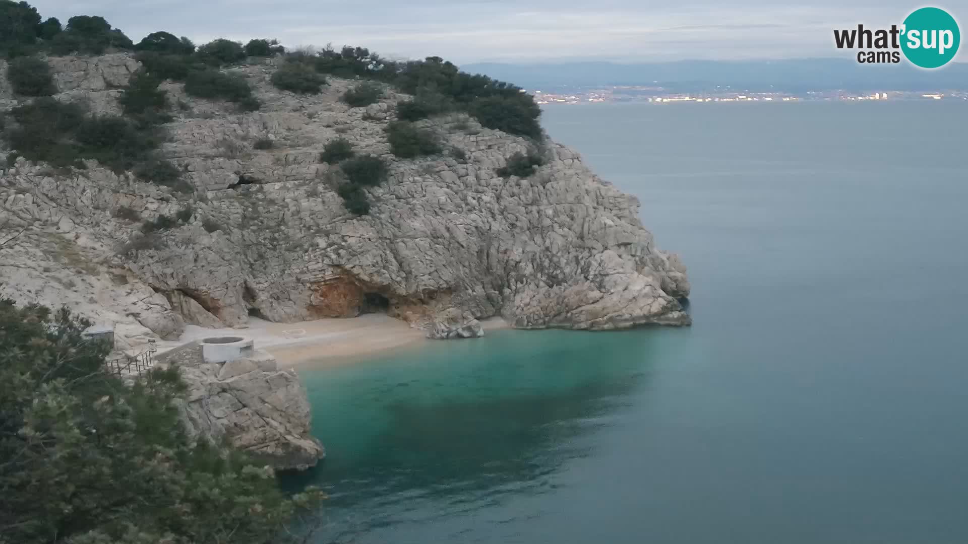 Webcam Brseč Strand – Mošćenička Draga – Kroatien