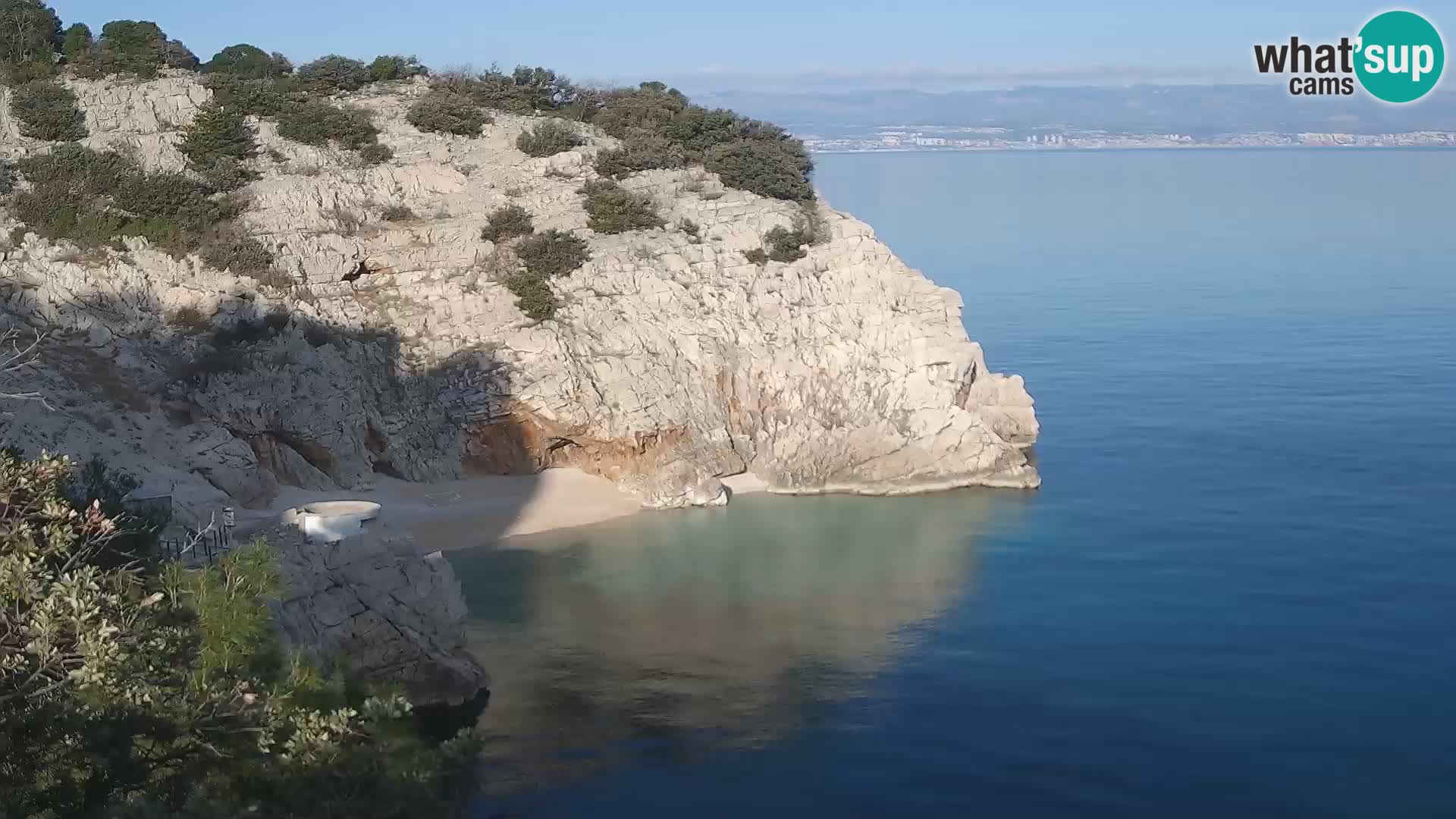 Webcam Brseč Strand – Mošćenička Draga – Kroatien