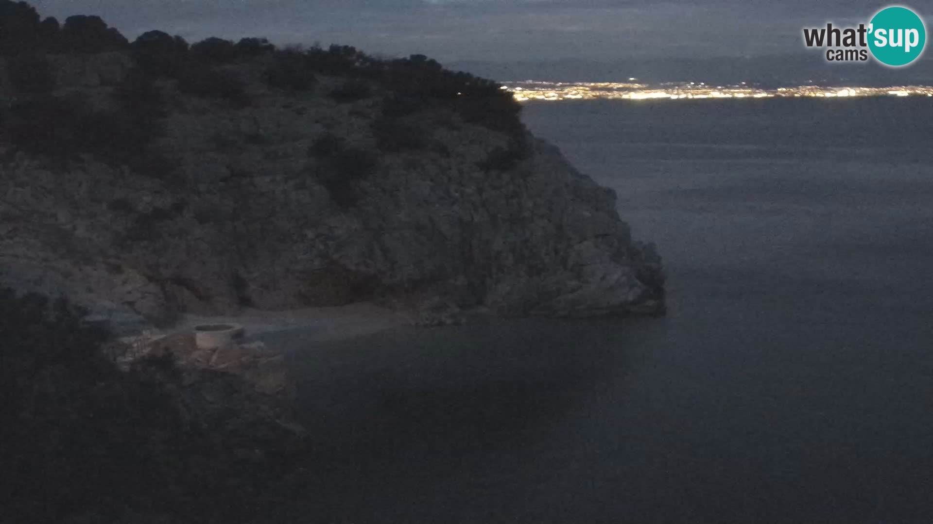 Cámara web de la playa de Brseč en Mošćenička Draga, Croacia