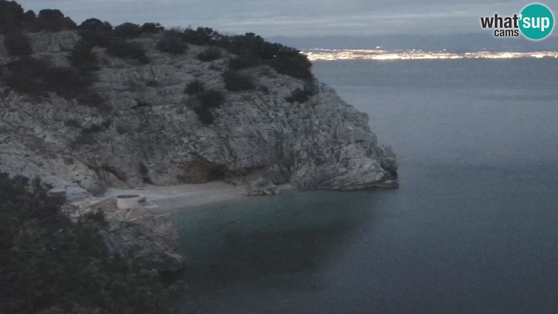 Webcam Bersezio spiaggia – Draga di Moschiena – Croazia