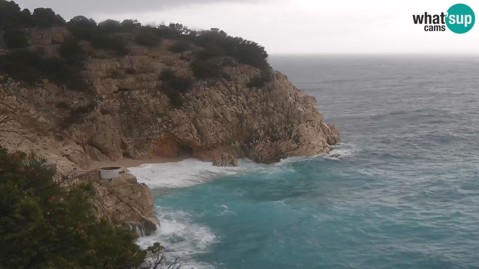 Webcam Bersezio spiaggia – Draga di Moschiena – Croazia