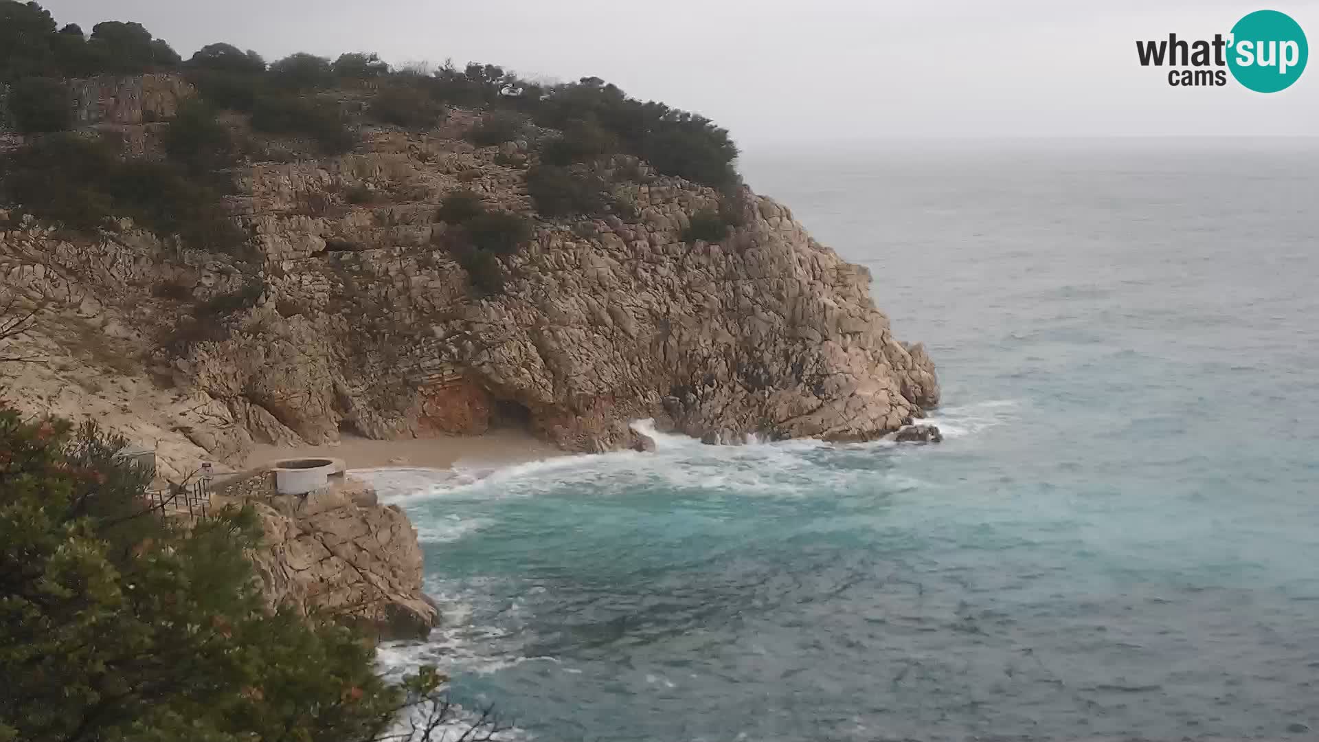 Webcam Brseč Strand – Mošćenička Draga – Kroatien