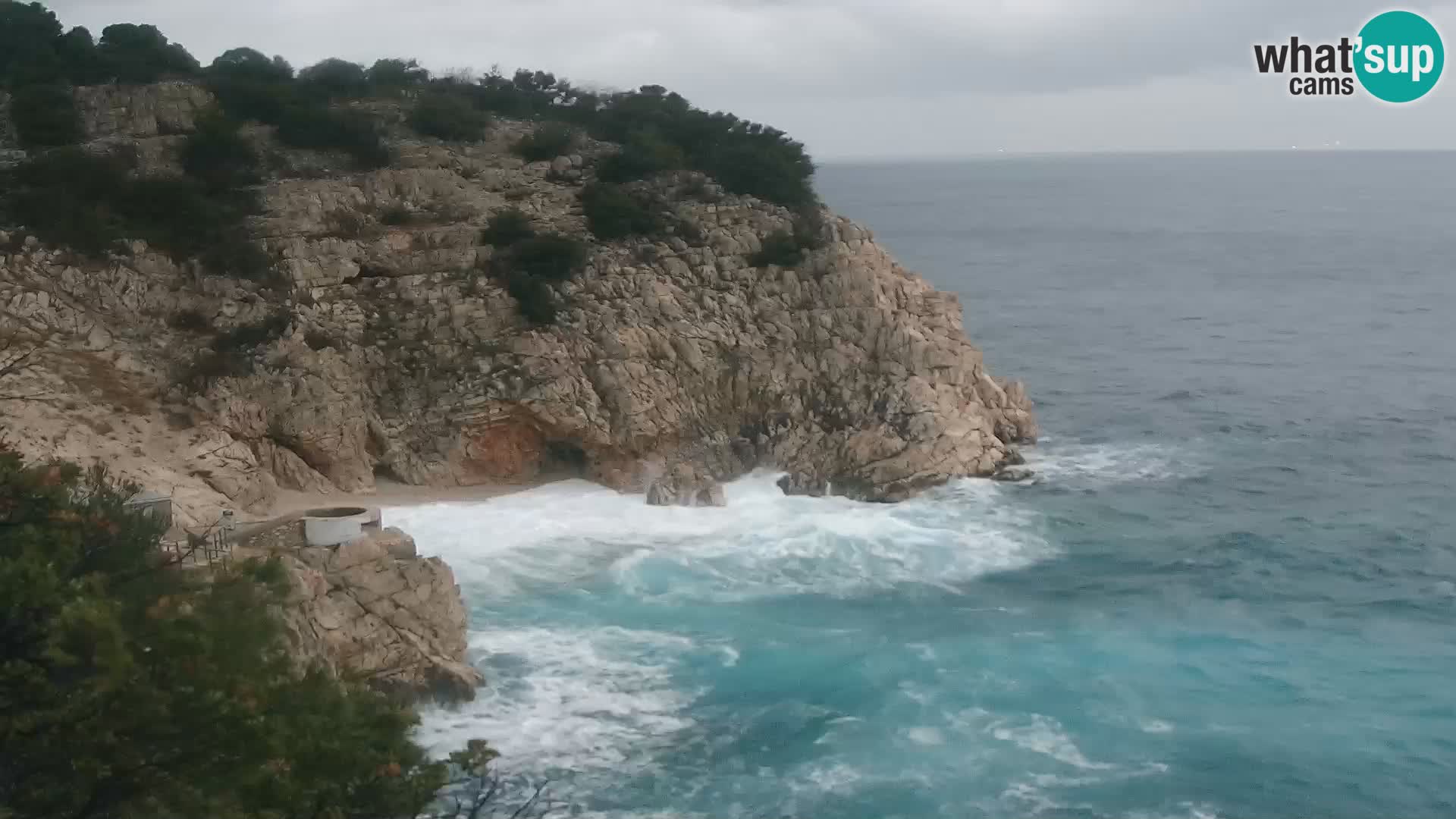 Webcam Bersezio spiaggia – Draga di Moschiena – Croazia