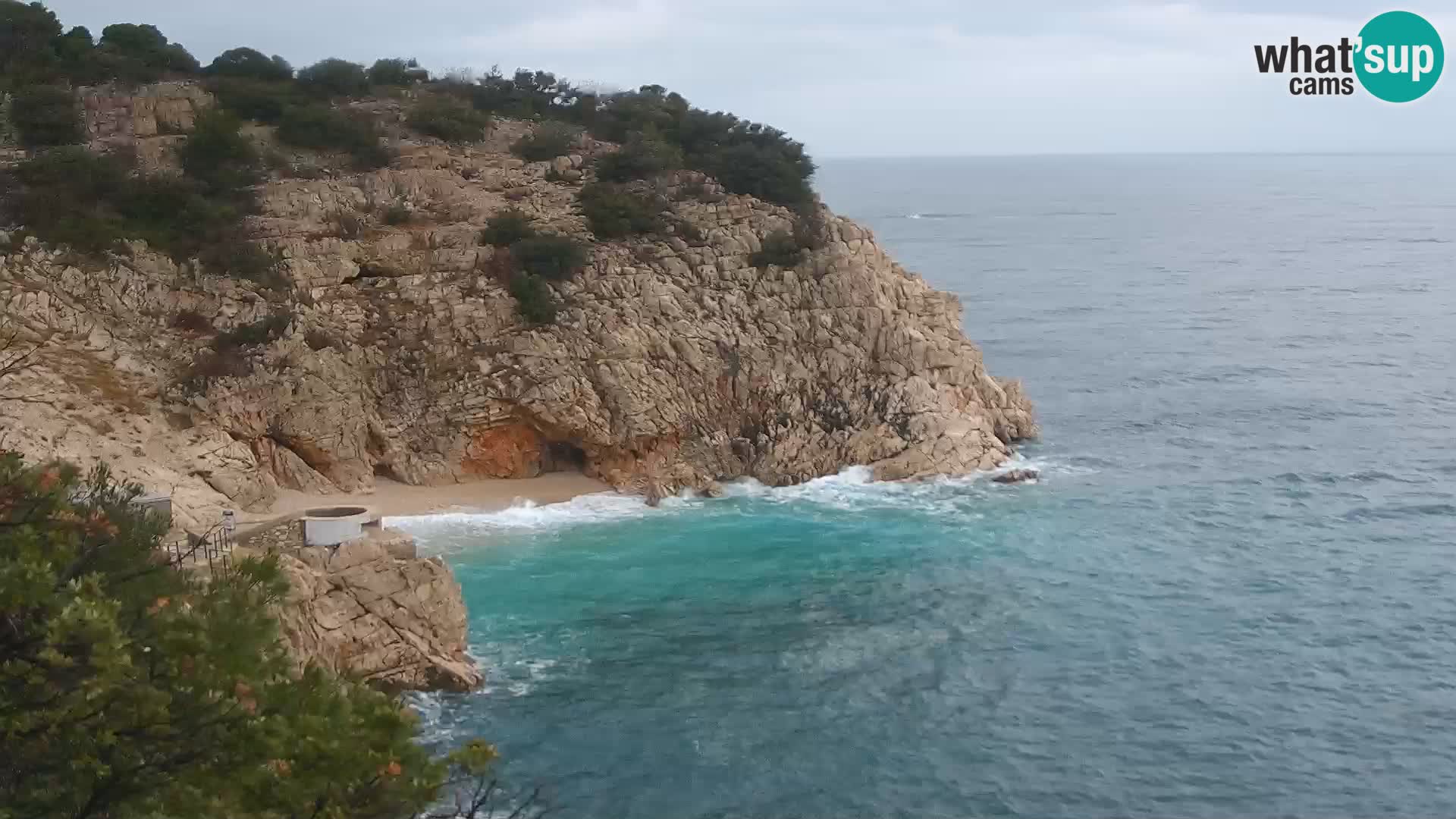 Webcam Brseč beach – Mošćenička Draga – Croatia