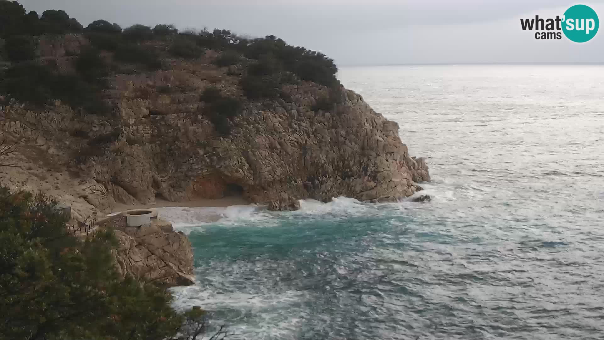 Webcam Brseč beach – Mošćenička Draga – Croatia
