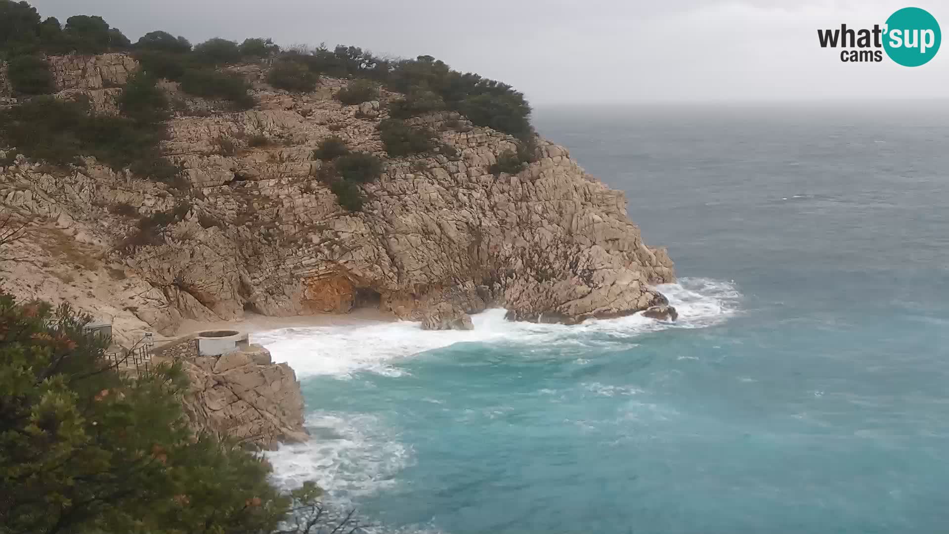 Webcam Bersezio spiaggia – Draga di Moschiena – Croazia