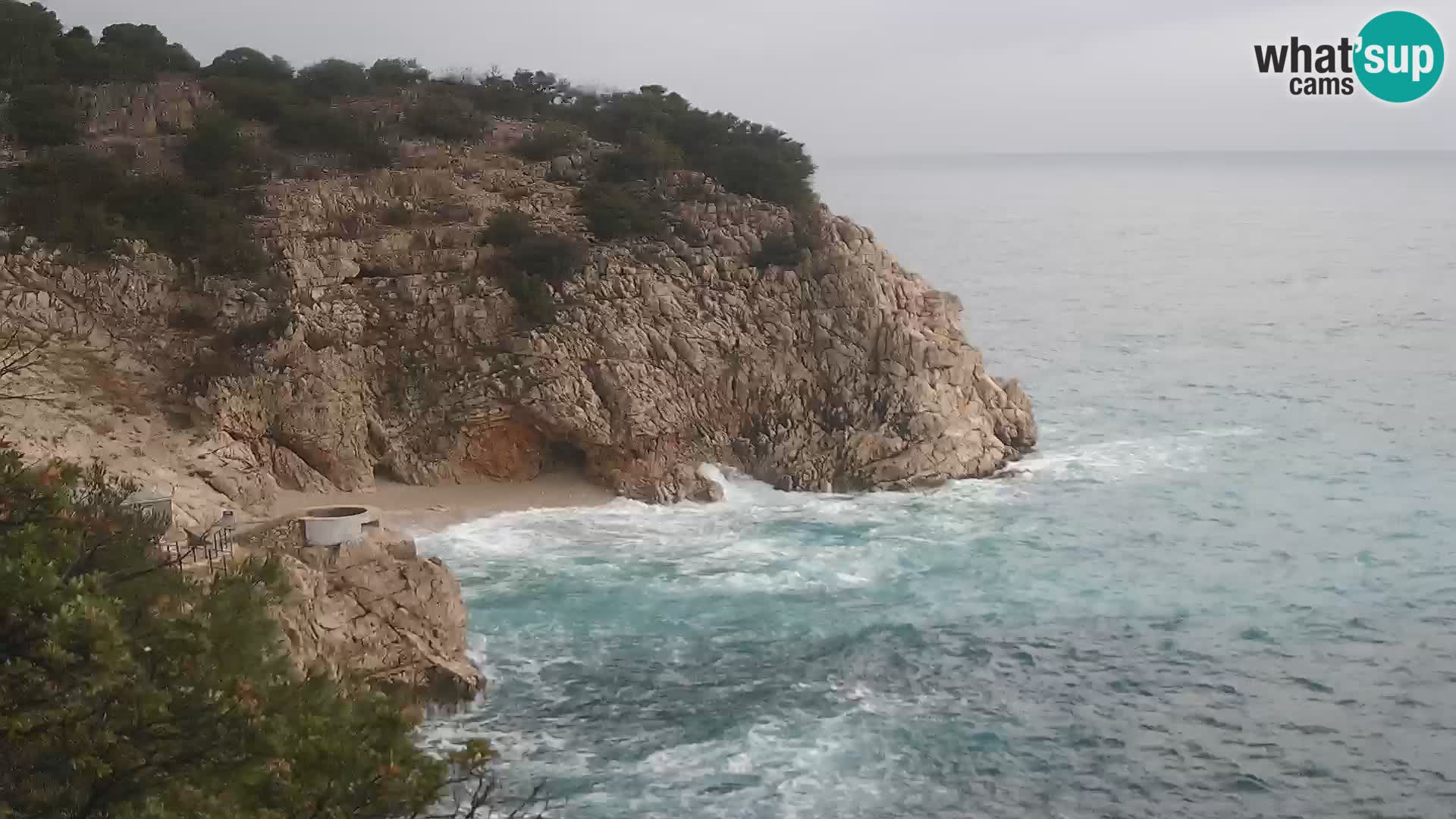 Webcam Brseč beach – Mošćenička Draga – Croatia