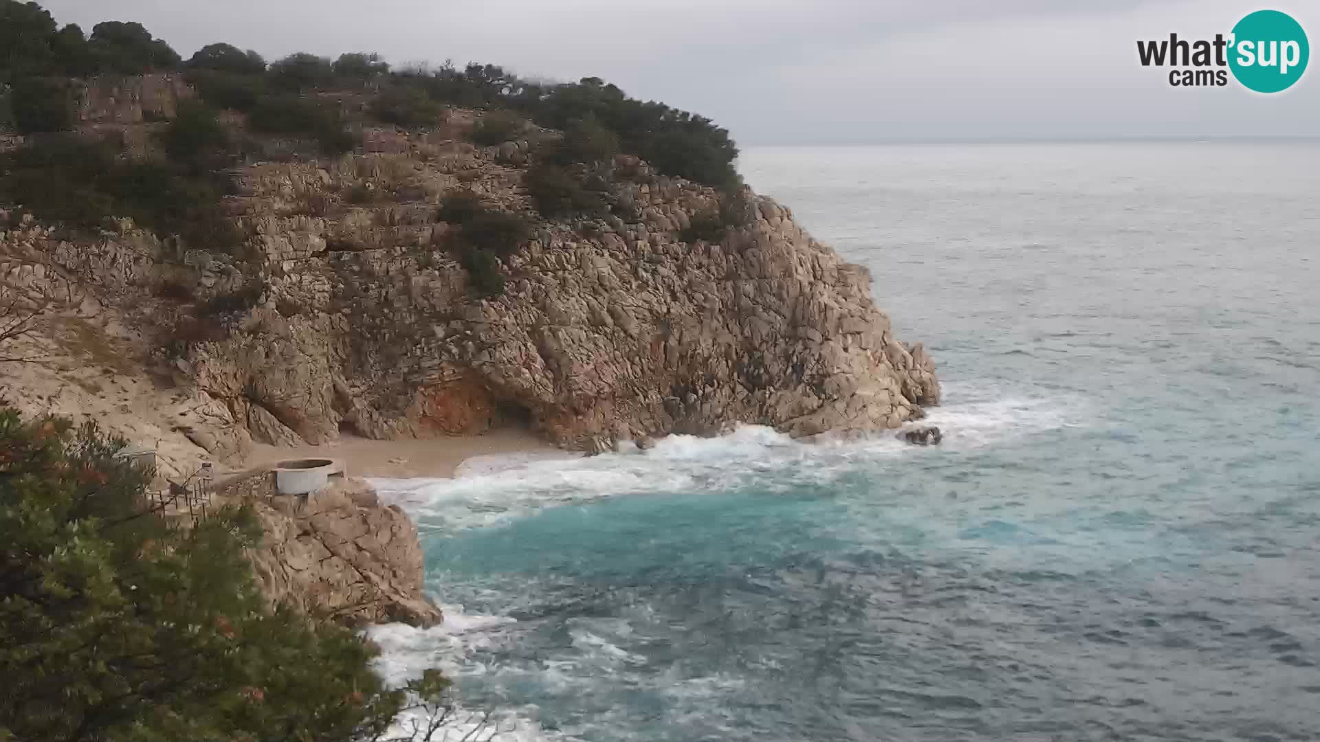 Webcam Brseč beach – Mošćenička Draga – Croatia