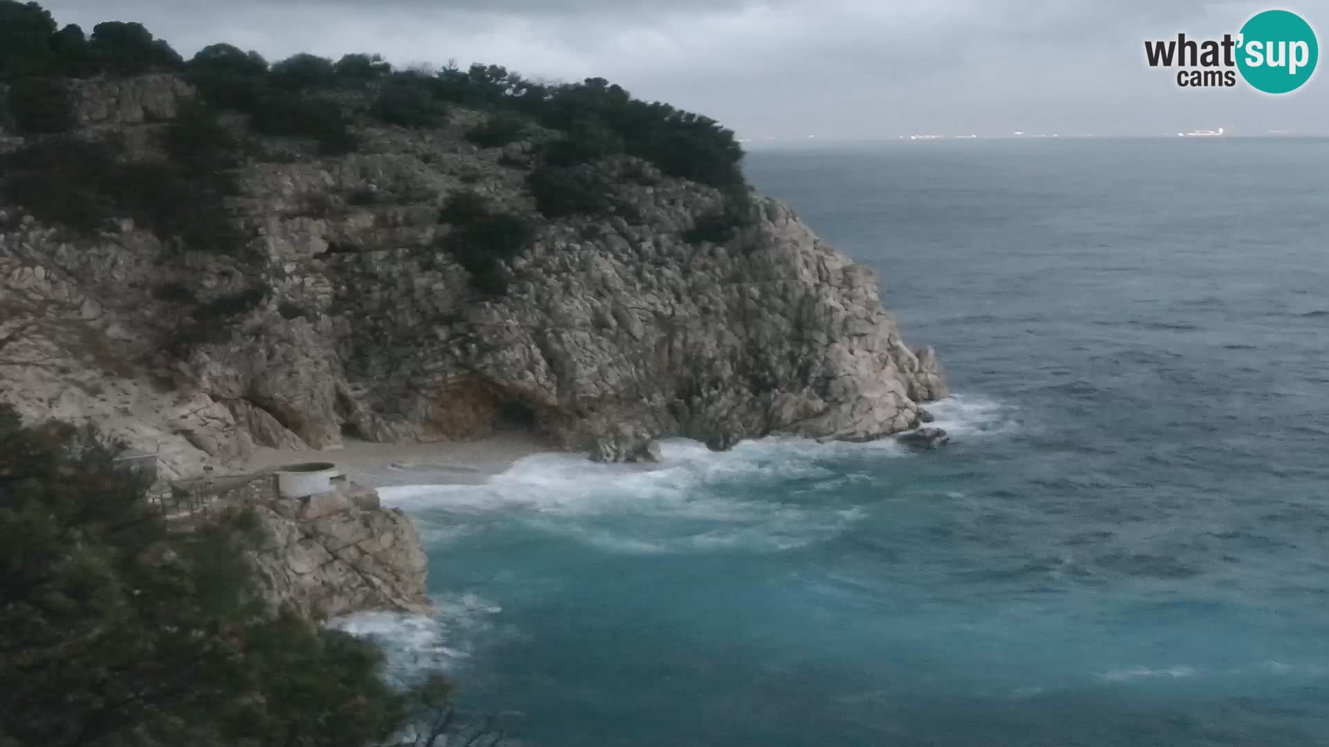 Webcam Brseč beach – Mošćenička Draga – Croatia