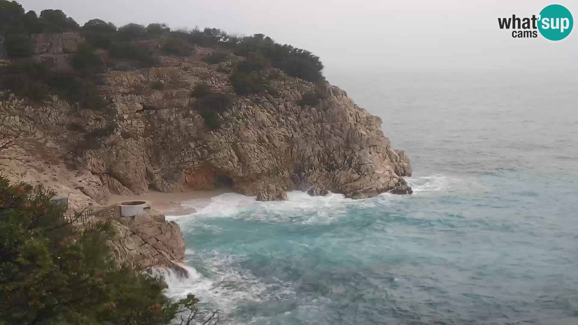 Webcam Brseč Strand – Mošćenička Draga – Kroatien