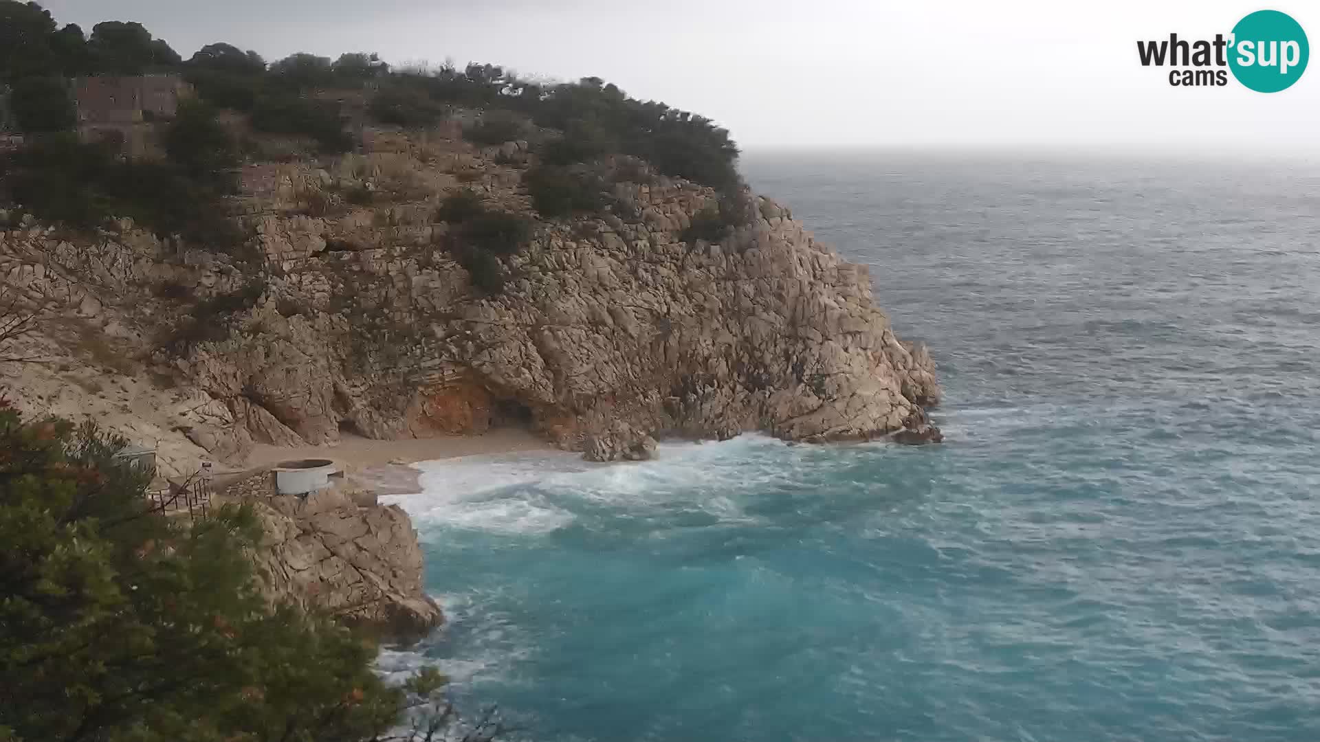 Webcam Brseč beach – Mošćenička Draga – Croatia