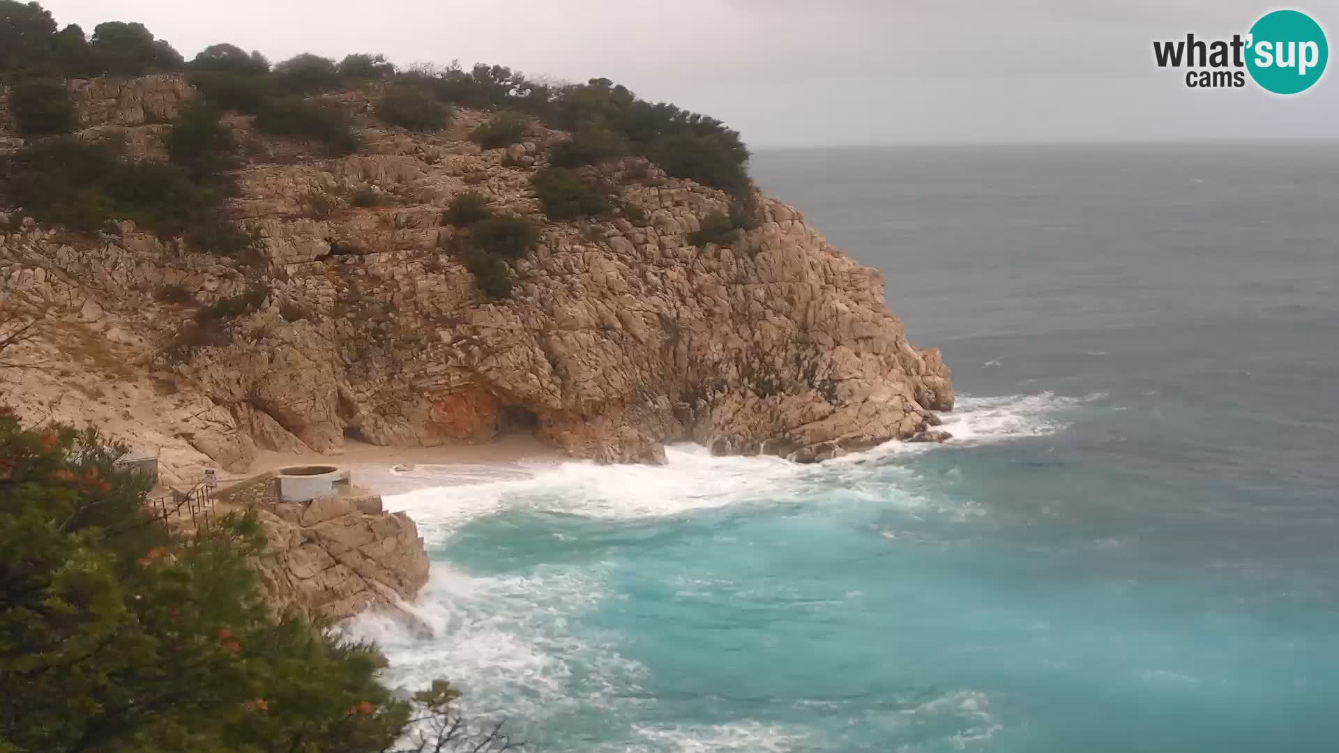 Web kamera plaže Brseč – Mošćenička Draga – Hrvatska