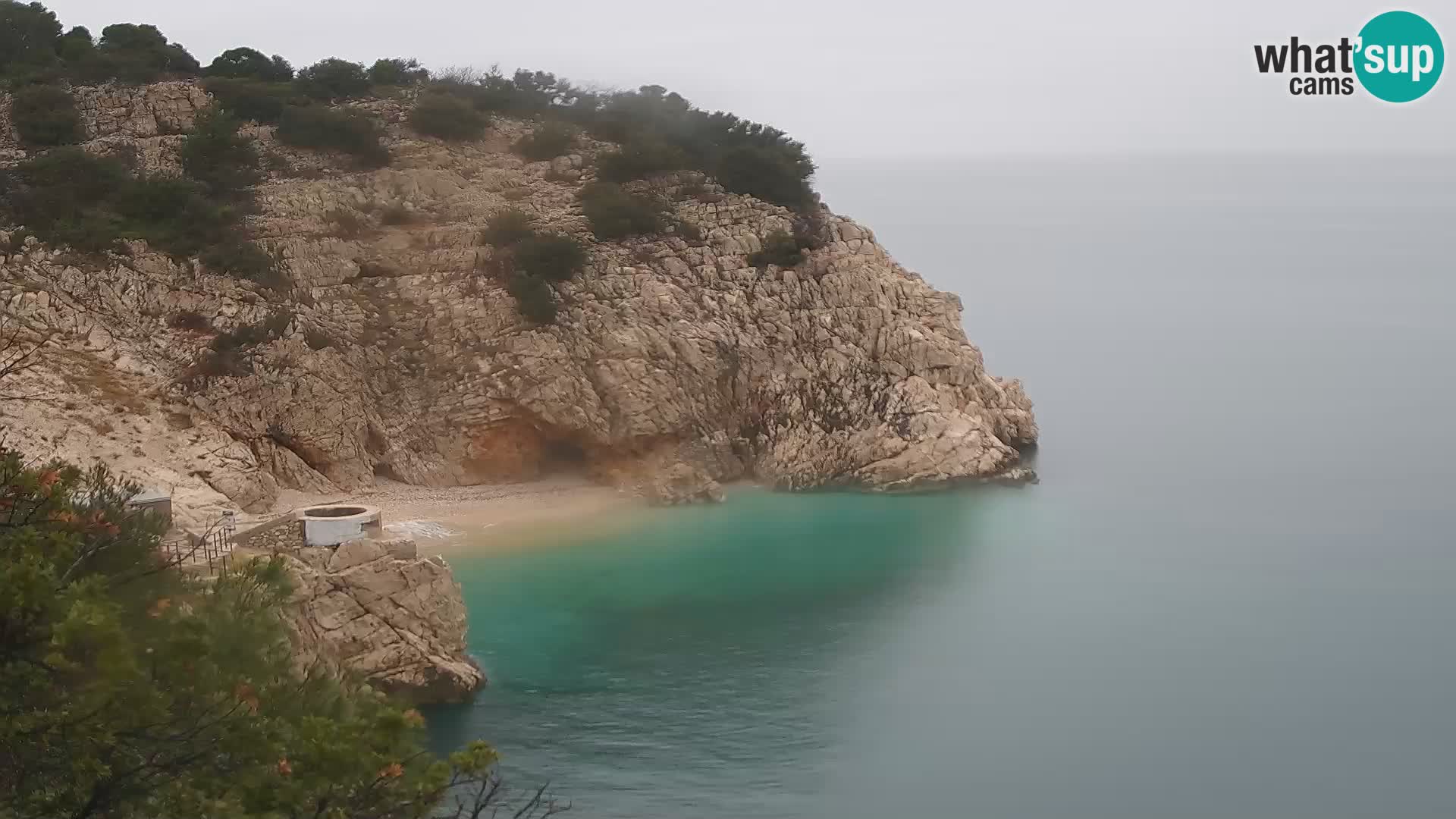 Webcam Brseč beach – Mošćenička Draga – Croatia