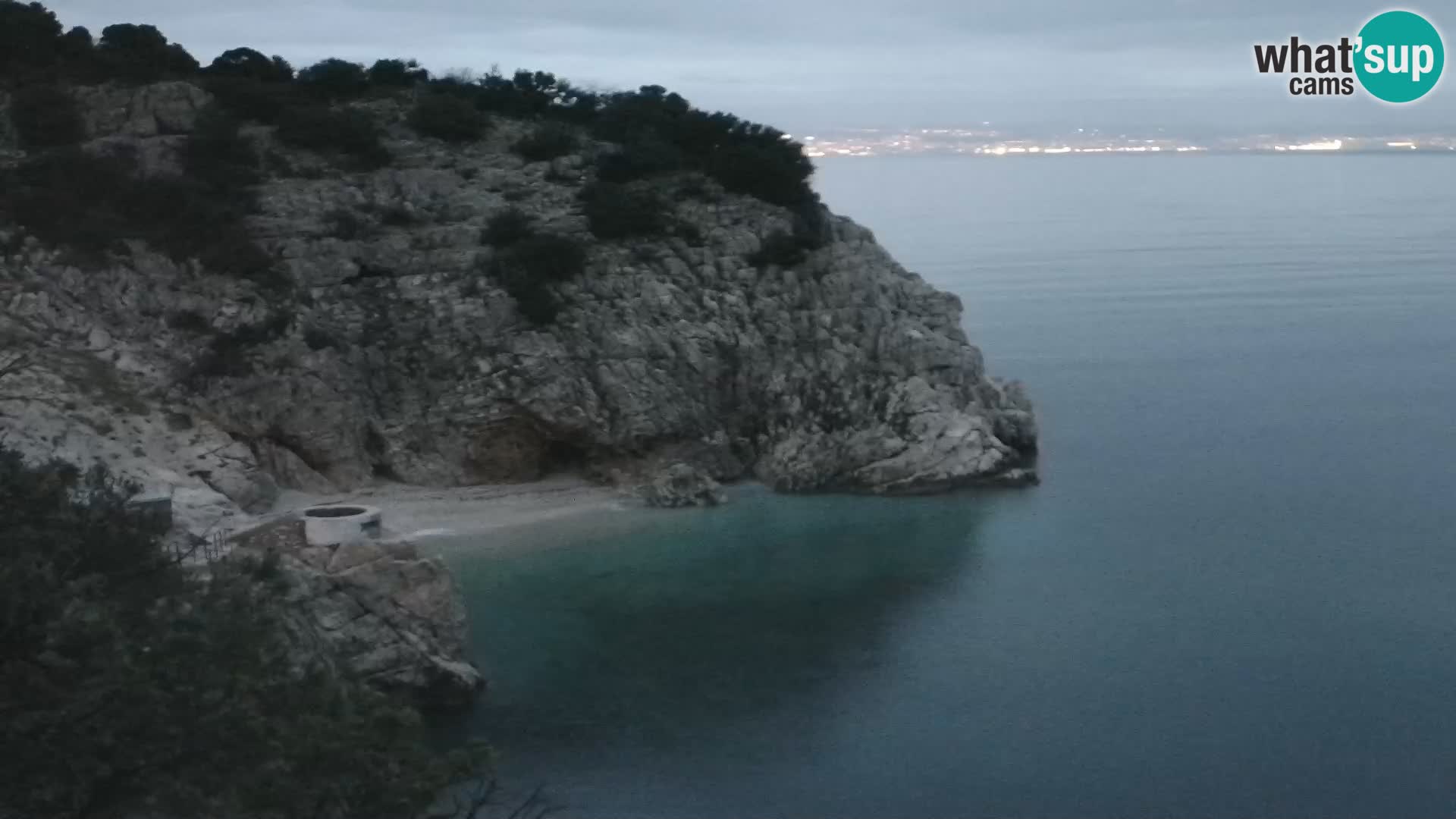 Webcam Bersezio spiaggia – Draga di Moschiena – Croazia