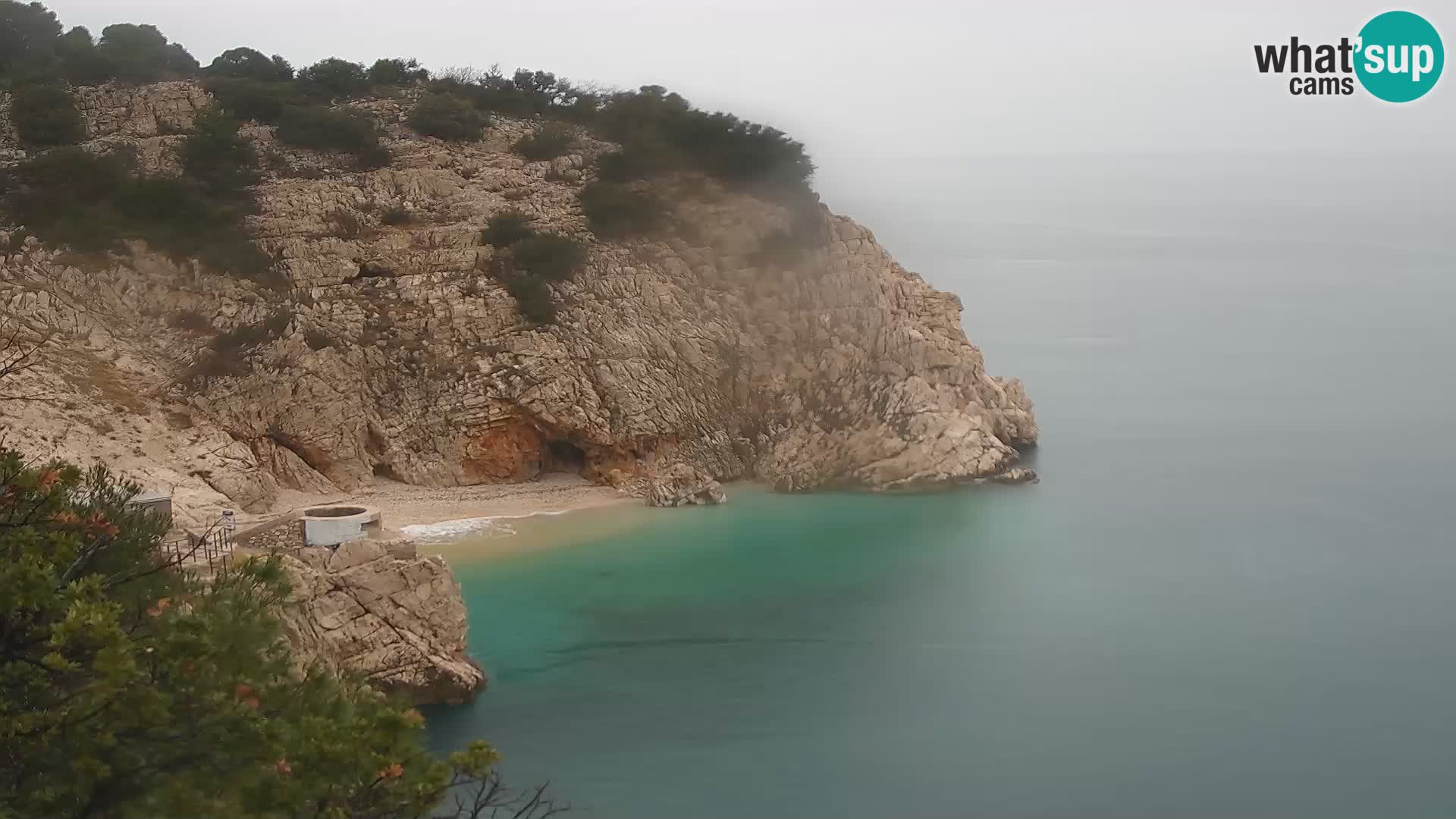 Webcam Bersezio spiaggia – Draga di Moschiena – Croazia